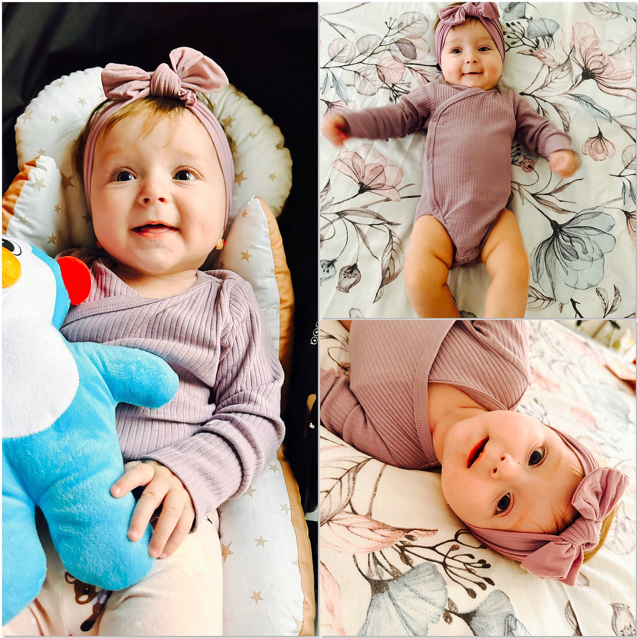 Evelyn joined the competition — help win amazing prizes! arm, baby, baby_toddler_clothing, child, comfort, dress, face, facial_expression, finger, gesture, happy, headwear, human_body, joy, pattern, people, person, photograph, skin, sleeve