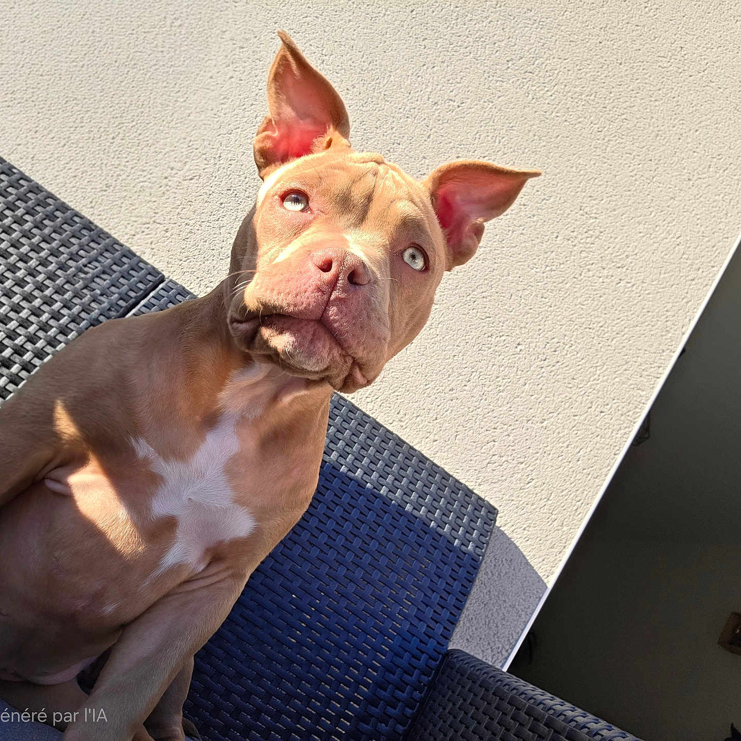 Vinca a rejoint le concours — aidez-le/la à gagner de superbes lots ! animal, bostonbull, boxer, bulldog, canine, chair, couch, dog, frenchbulldog, furniture, hound, labradorretriever, machine, pet, pitbull, pointer, puppy, snout, terrier, wheel