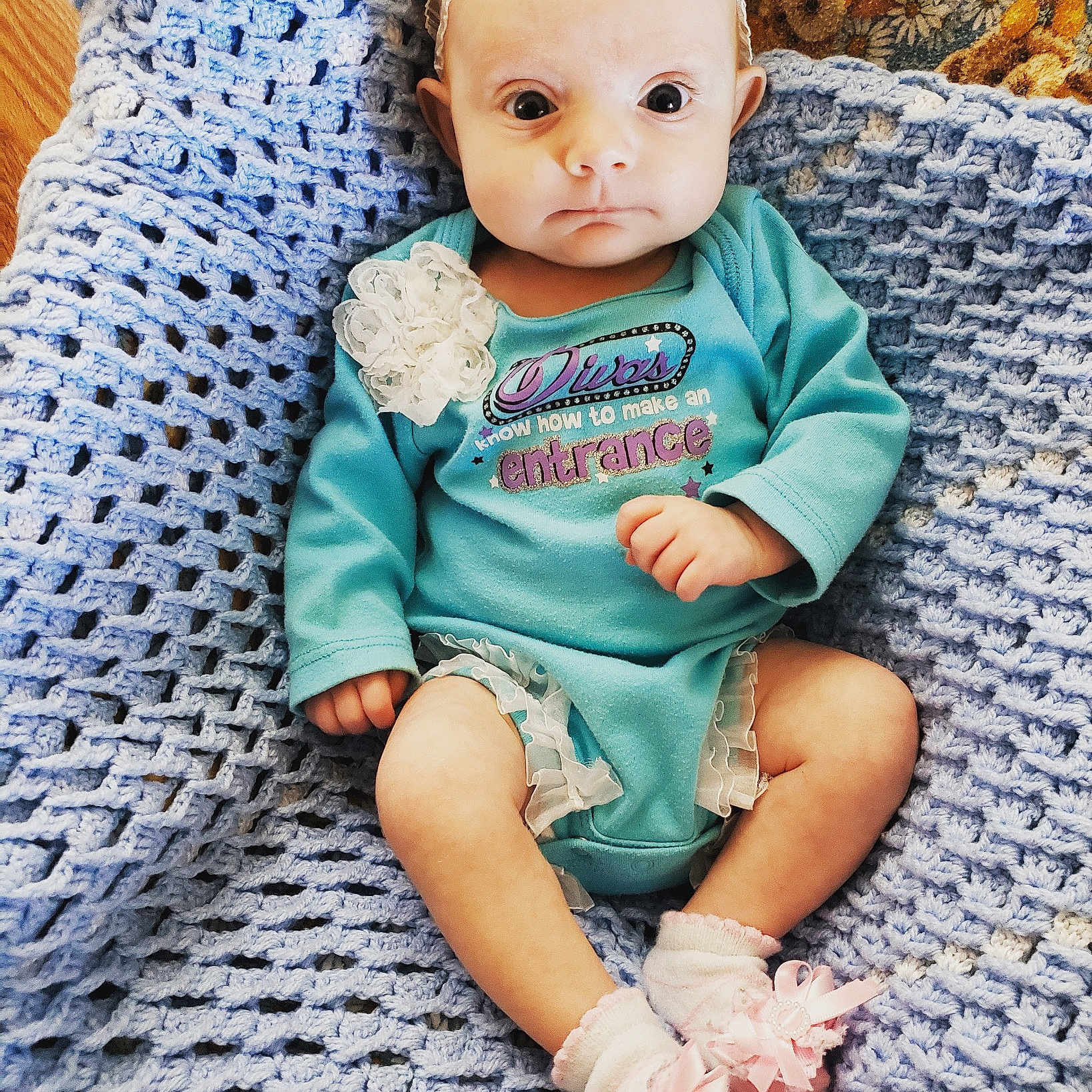 Logan joined the competition — help win amazing prizes! baby, baby_products, baby_toddler_clothing, cheek, child, doll, knitting, pattern, sitting, skin, sleeve, toddler, toy