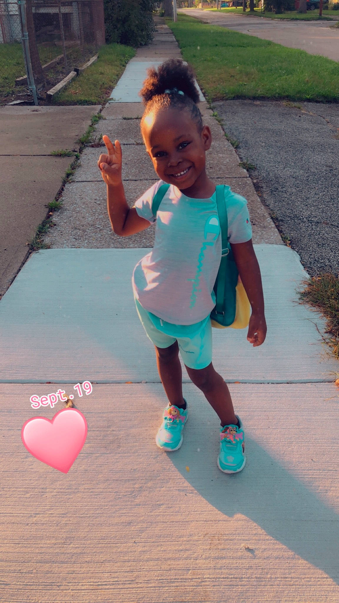 Raven joined the competition — help win amazing prizes! azure, baby_toddler_clothing, child, electric_blue, fun, grass, happy, joy, leisure, magenta, morning, people_in_nature, person, photograph, pink, recreation, smile, snapshot, standing, summer