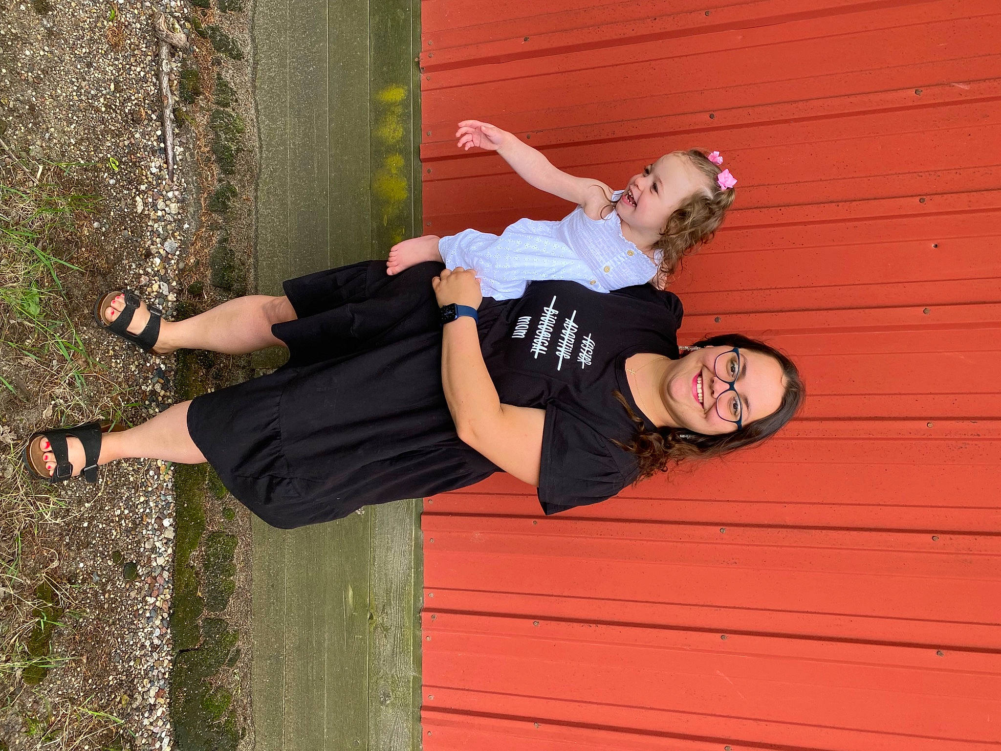 Kaliah joined the competition — help win amazing prizes! eyewear, flash_photography, fun, grass, happy, human_leg, joint, joy, knee, leg, leisure, people_in_nature, person, shorts, smile, sneakers, sportswear, street_fashion, t_shirt, thigh