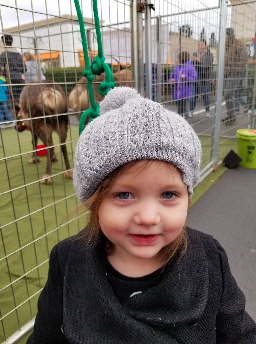 Ayva is registered to the contest to win money with this photo: beanie, bonnet, cap, child, fun, hat, headgear, headwear, knit_cap, person, play, product, toddler