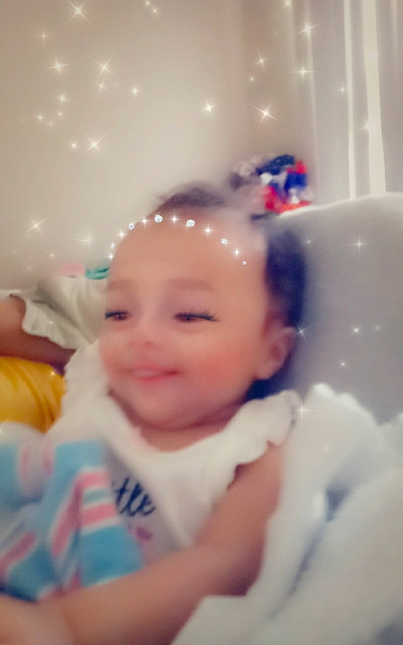 Parish is registered to the contest to win money with this photo: baby, cheek, child, eye, face, forehead, head, joy, mouth, person, skin, smile, toddler