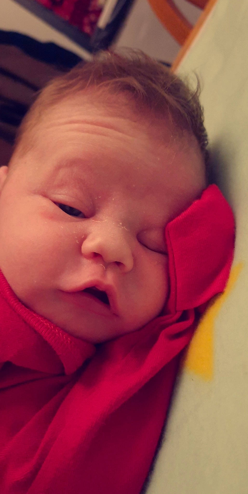 Faithlynn joined the competition — help win amazing prizes! baby, cheek, chin, comfort, ear, eyebrow, eyelash, face, facial_expression, forehead, hand, happy, head, iris, lip, mouth, nose, person, pink, skin