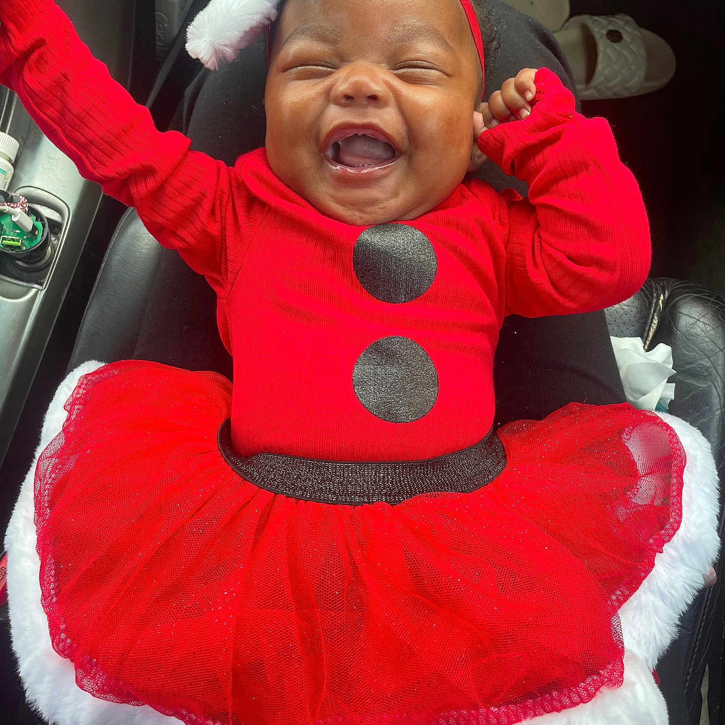 Ivy joined the competition — help win amazing prizes! baby, clothing, coat, costume, crying, cushion, dress, face, furniture, glove, happy, head, homedecor, jacket, laughing, person, photography, portrait, purple, sad