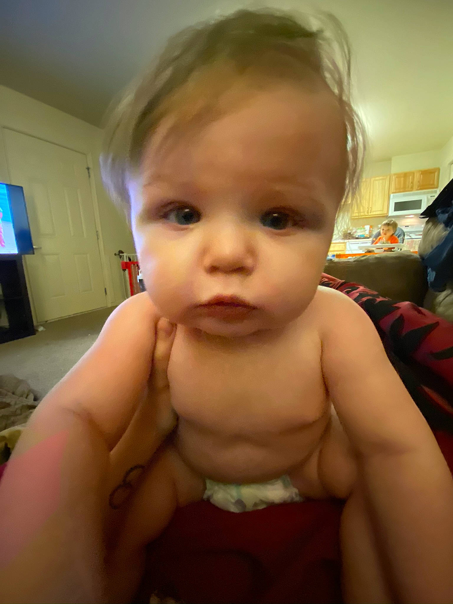 Jaxson joined the competition — help win amazing prizes! baby, cheek, child, chin, close_up, ear, eye, eyebrow, face, finger, forehead, head, lip, mouth, muscle, neck, nose, person, skin, thumb