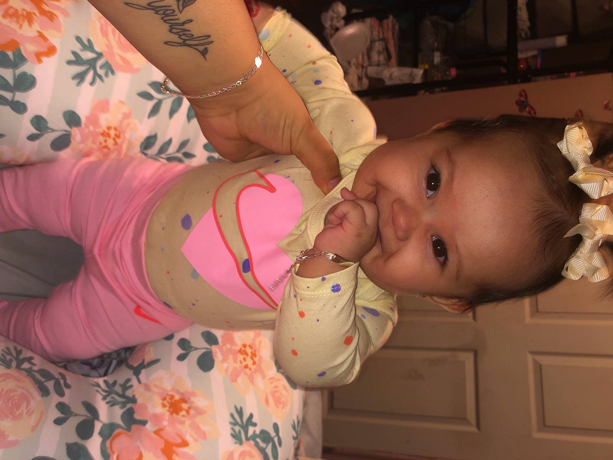 Kamila joined the competition — help win amazing prizes! abdomen, arm, baby, baby_toddler_clothing, cheek, eye, eyelash, face, facial_expression, finger, hand, happy, human_body, lip, mouth, nose, organ, person, skin, smile