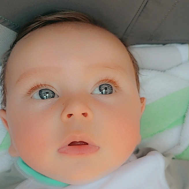 Kaison is registered to the contest to win money with this photo: baby, cheek, child, chin, close_up, eye, eyebrow, face, forehead, head, iris, lip, mouth, nose, skin, toddler