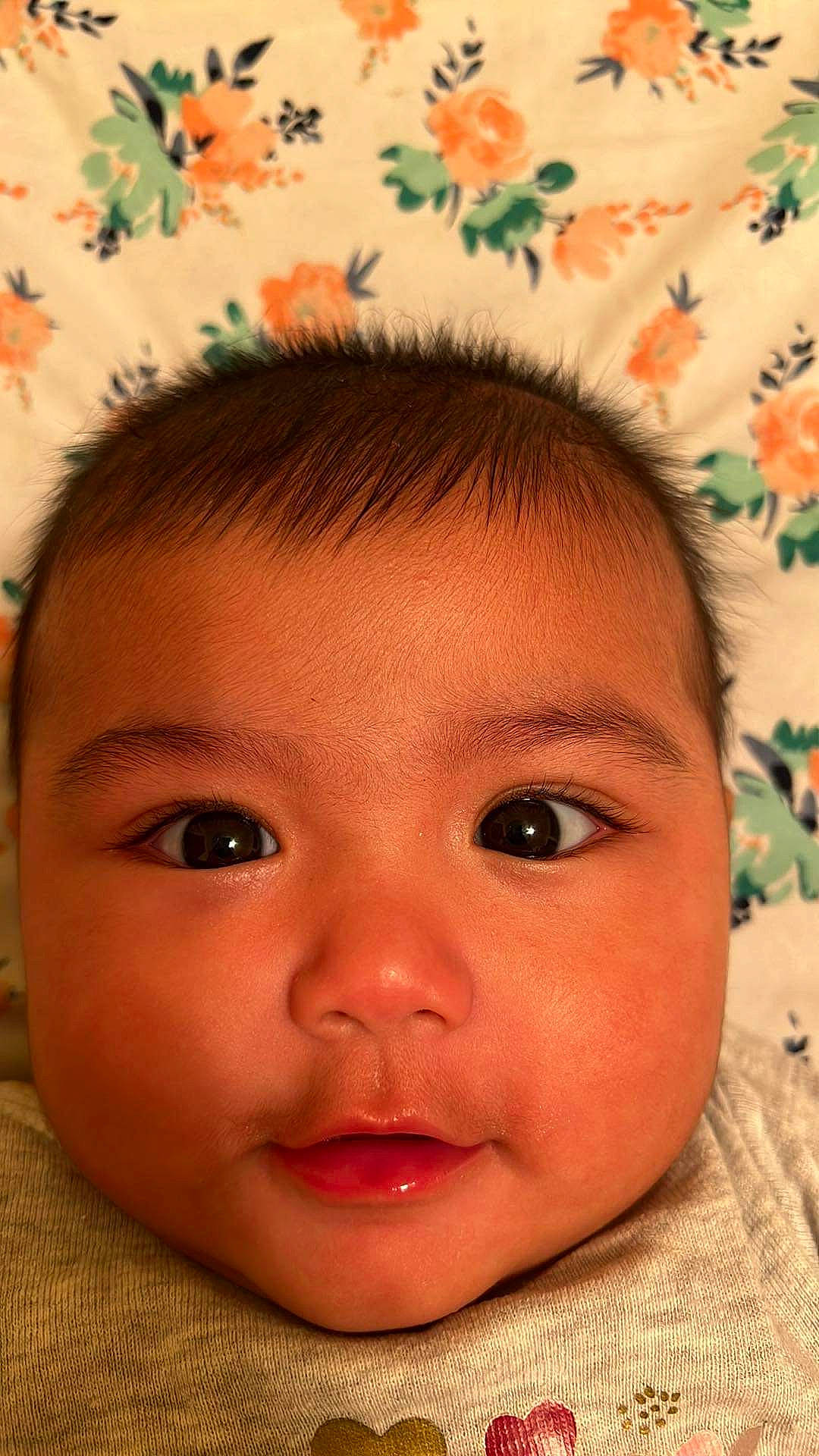 Cataleya is registered to the contest to win money with this photo: baby, cheek, chin, eye, eyebrow, eyelash, face, facial_expression, forehead, hair, hairstyle, head, human, iris, lip, mouth, nose, organ, person, skin