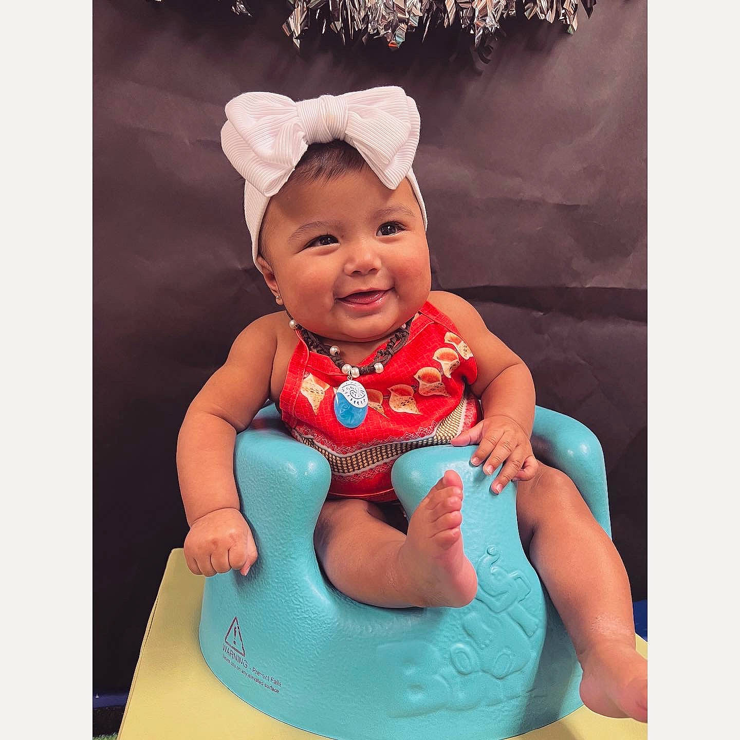 Cataleya is registered to the contest to win money with this photo: baby, baby_products, baby_toddler_clothing, child, costume_hat, electric_blue, fictional_character, font, fun, happy, head, headgear, human_body, joy, party_supply, person, pink, sleeve, smile, t_shirt