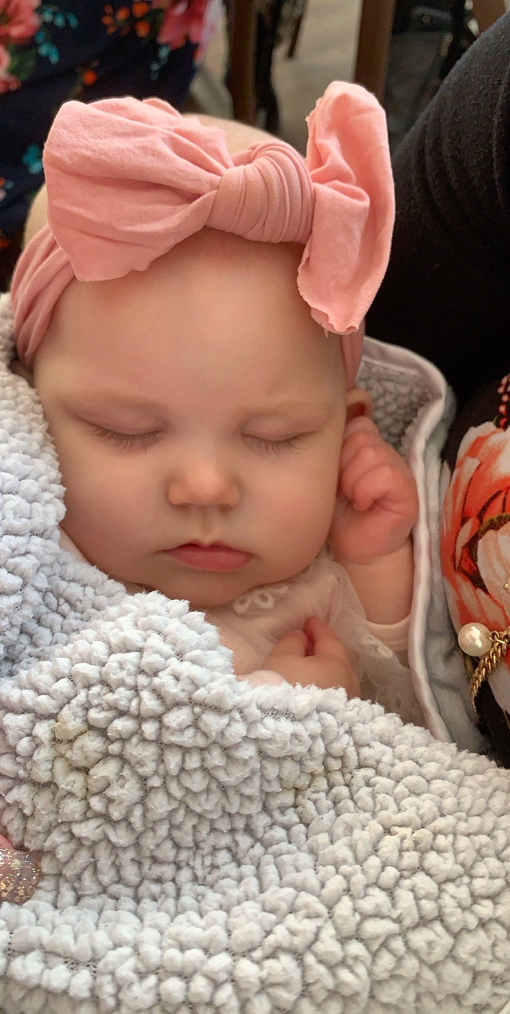 Paityn joined the competition — help win amazing prizes! baby, baby_sleeping, birth, cheek, child, ear, eye, face, forehead, head, headgear, headwear, nose, person, pink, skin, toddler