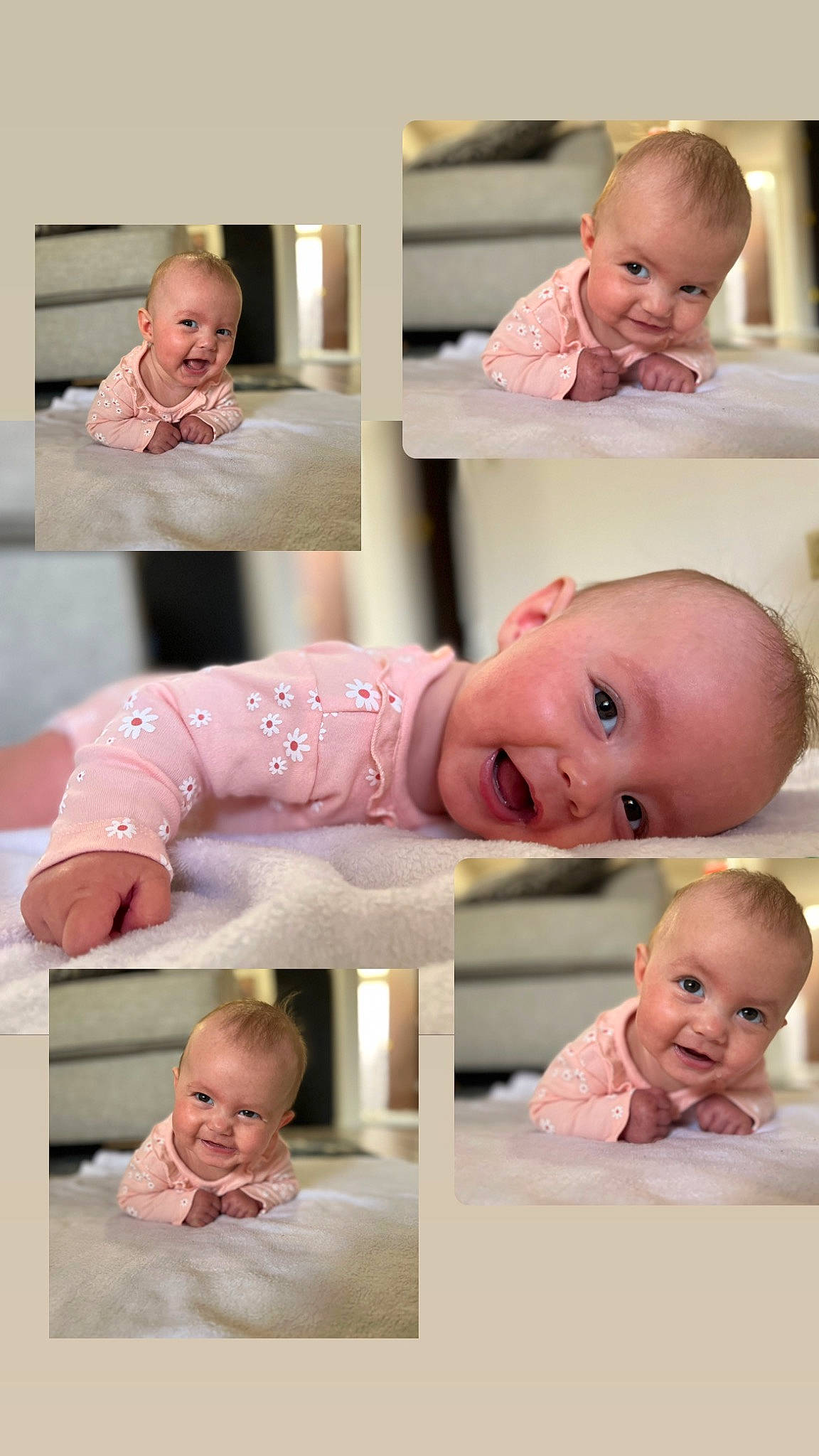 Jayla is registered to the contest to win money with this photo: baby, baby_toddler_clothing, cheek, chin, clothing, face, facial_expression, gesture, green, happy, head, human, joy, person, photograph, pink, product, skin, sleeve, smile
