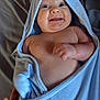 Coltyn is registered to the contest to win money with this photo: baby, towel, smiling, blue, skin, cute, infant, happy, child, face, hand, blanket, expression, portrait, young, newborn, cozy, wrapped, indoors, person
