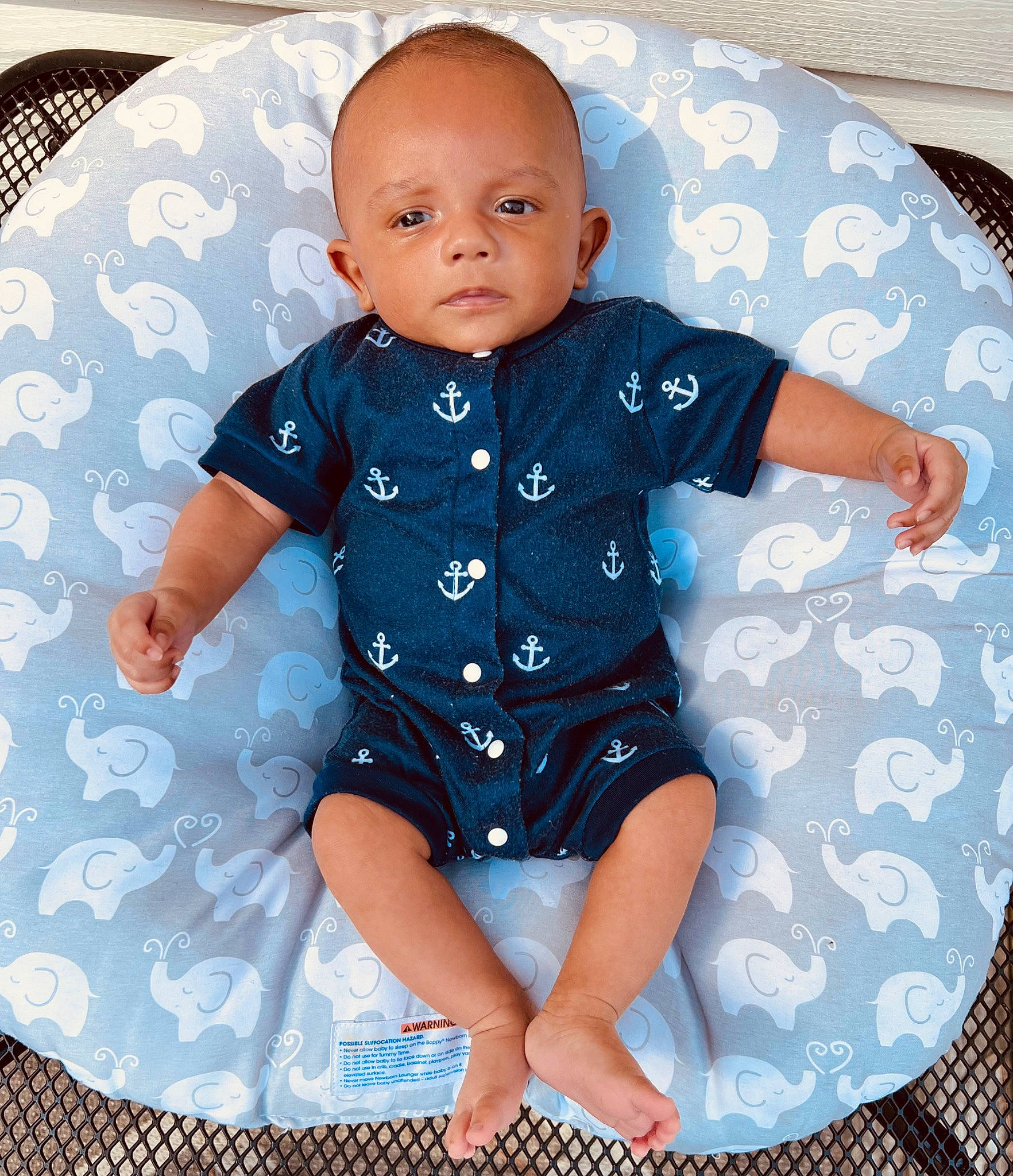 Carter joined the competition — help win amazing prizes! arm, baby, baby_toddler_clothing, child, circle, collar, comfort, cool, electric_blue, flash_photography, iris, linens, pattern, person, purple, sitting, sleeve, t_shirt, thigh, toddler