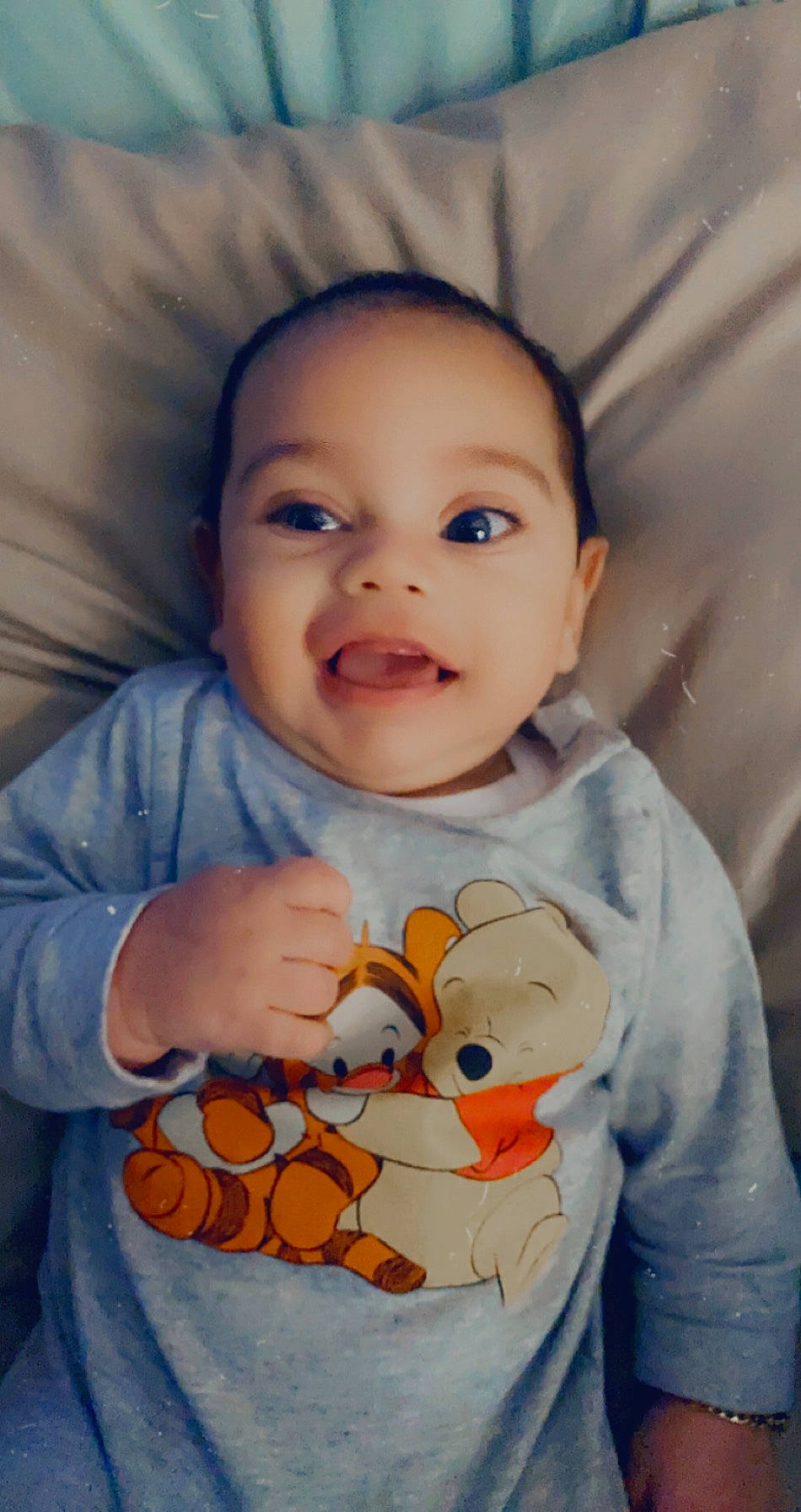 Ermias is registered to the contest to win money with this photo: baby, baby_products, bedtime, cheek, child, face, head, lip, mouth, nose, person, product, smile, toddler