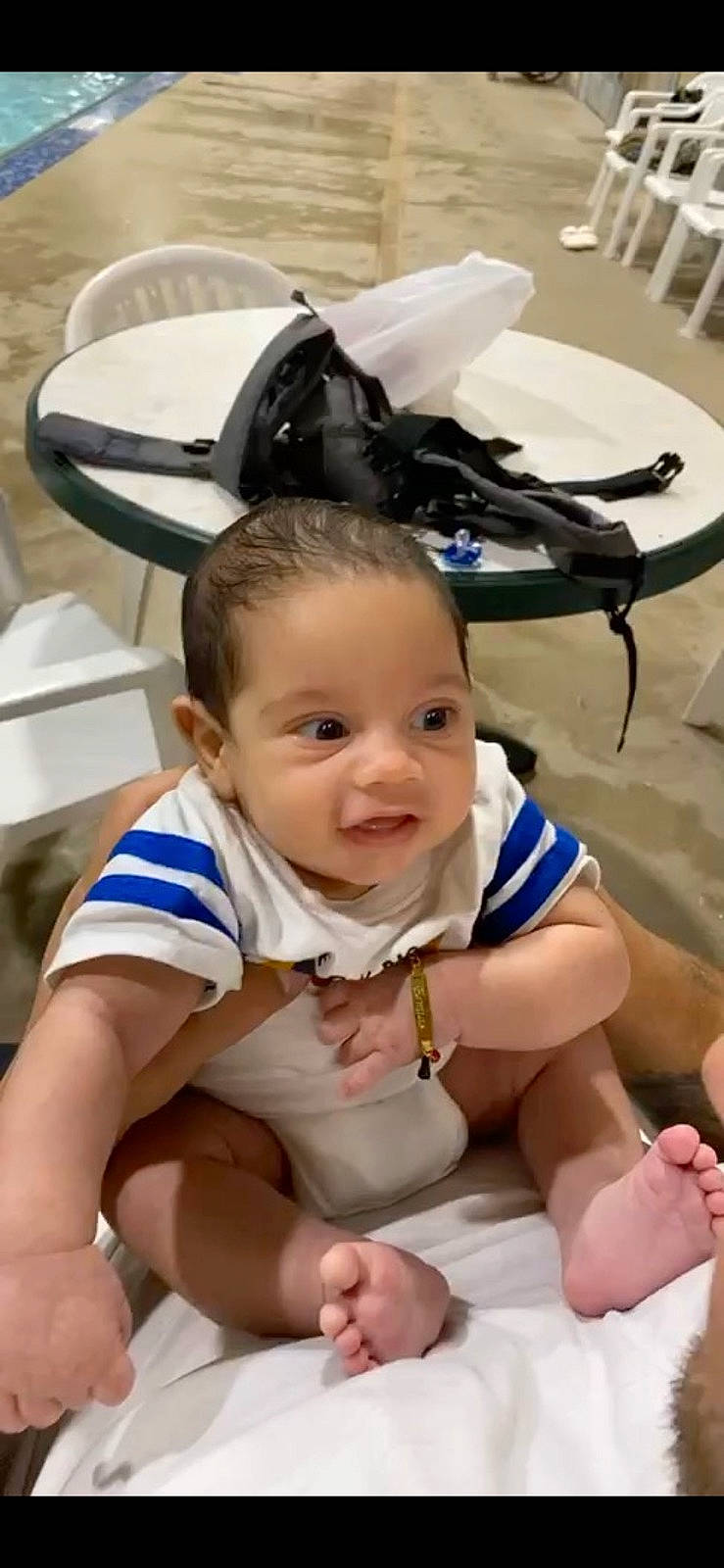 Ermias joined the competition — help win amazing prizes! baby, baby_products, cheek, child, clothing, ear, fashion_accessory, hat, headgear, leg, person, product, smile, thigh, toddler