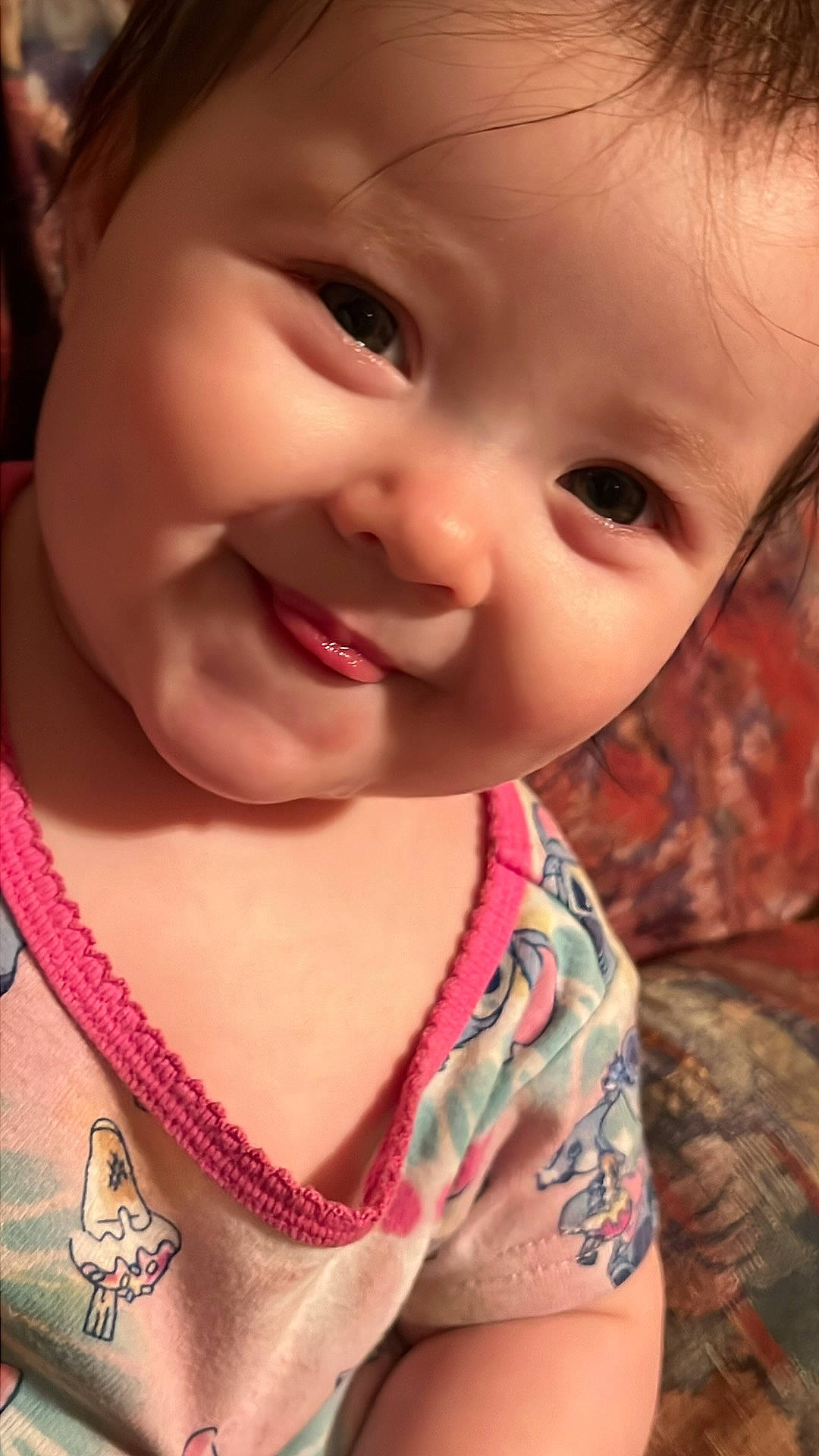 Aurora joined the competition — help win amazing prizes! cheek, chin, dress, ear, eye, eyebrow, eyelash, forehead, happy, human_body, iris, joy, lip, mouth, neck, nose, organ, person, pink, skin