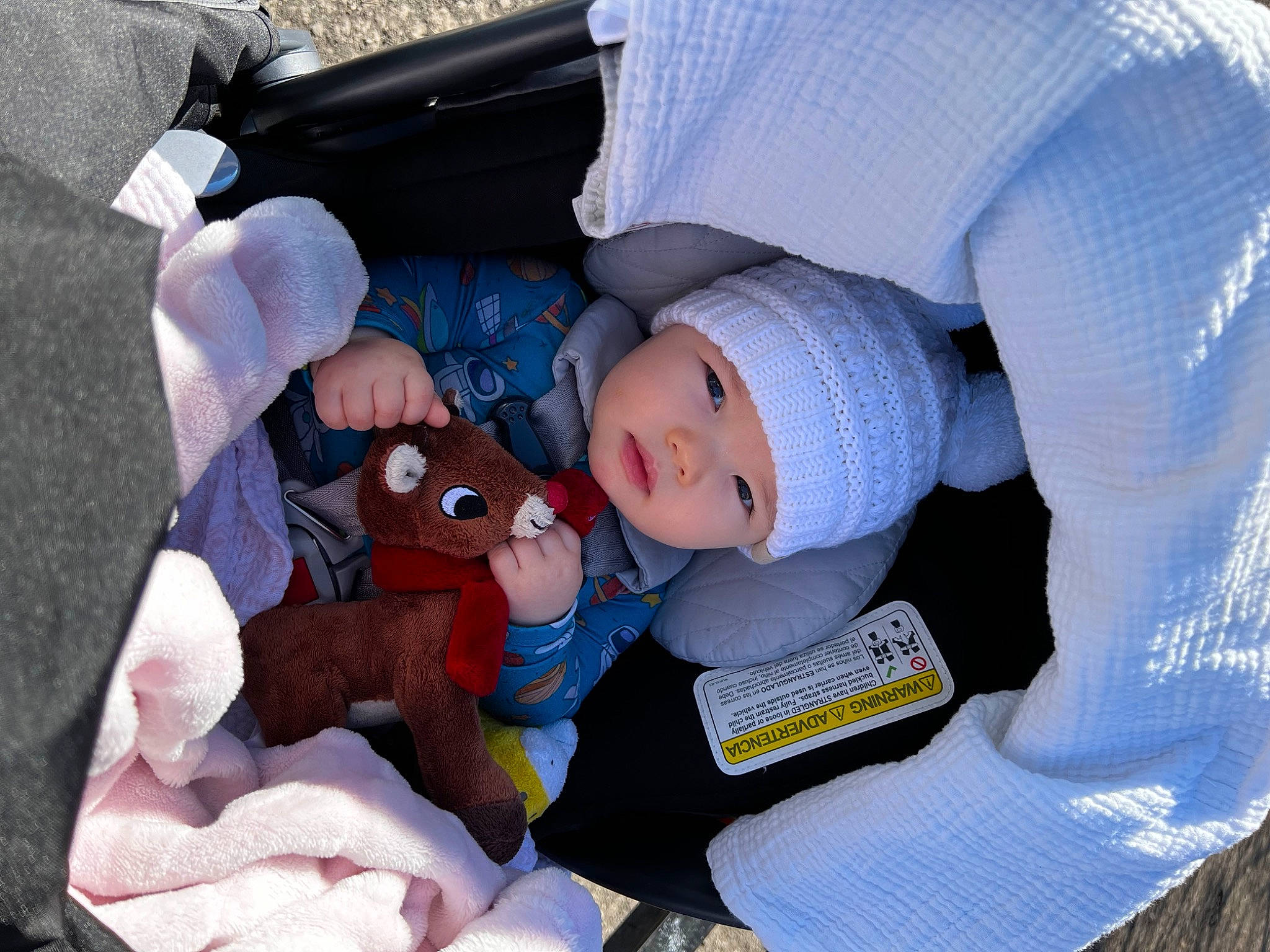 Mylah is registered to the contest to win money with this photo: baby, baby_carriage, baby_products, baby_safety, baby_sleeping, baby_toddler_clothing, car_seat, child, comfort, hat, headwear, human_body, lap, linens, nap, person, room, sleep, textile, toddler