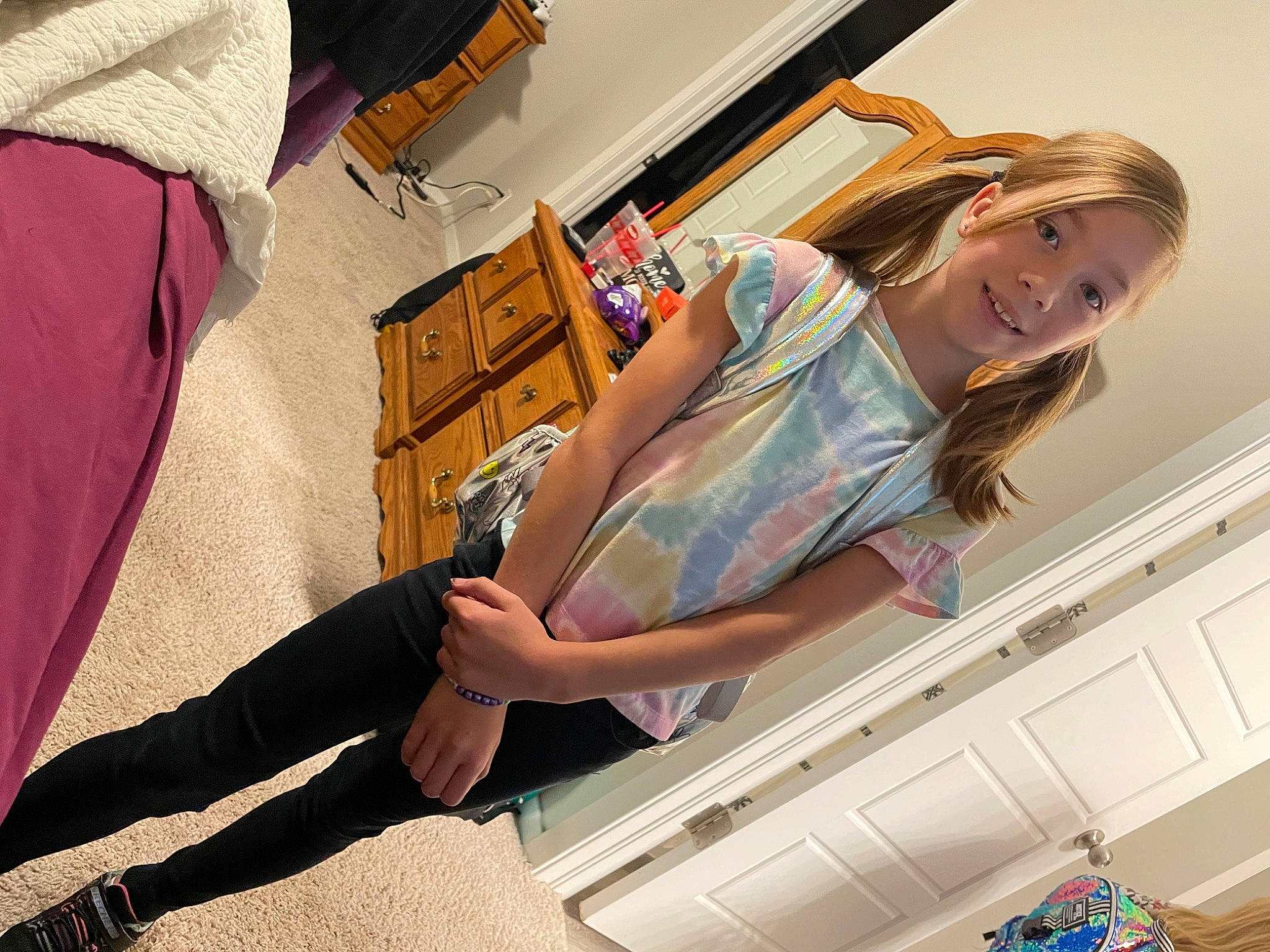 Annabella joined the competition — help win amazing prizes! blond, comfort, drawer, eyewear, fashion_design, finger, flooring, fun, happy, human_leg, joint, joy, knee, leg, luggage_and_bags, person, smile, stairs, textile, thigh