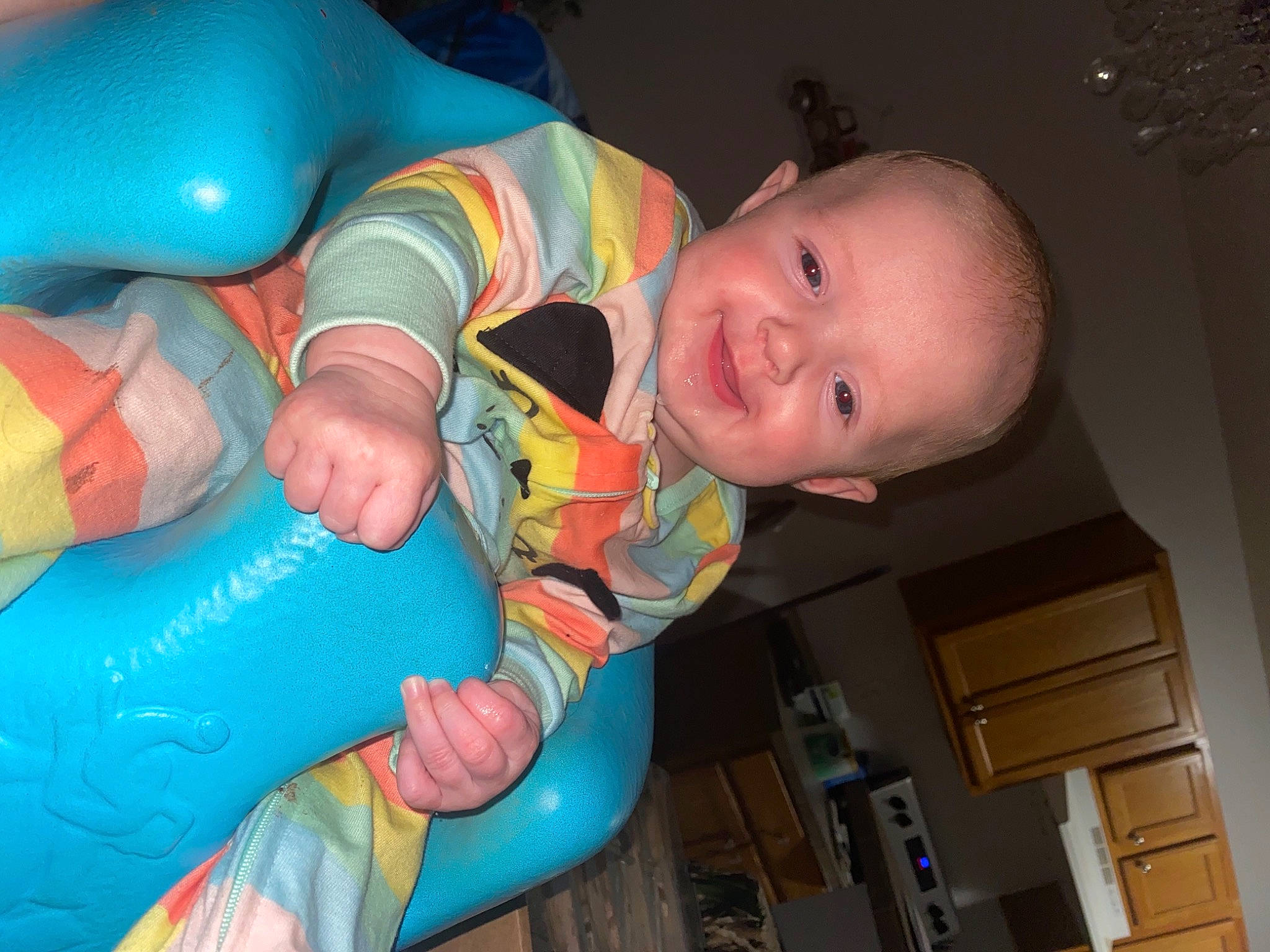 Layken joined the competition — help win amazing prizes! aqua, baby, baby_products, baby_toddler_clothing, baby_toys, cheek, child, human, inflatable, joy, person, toddler