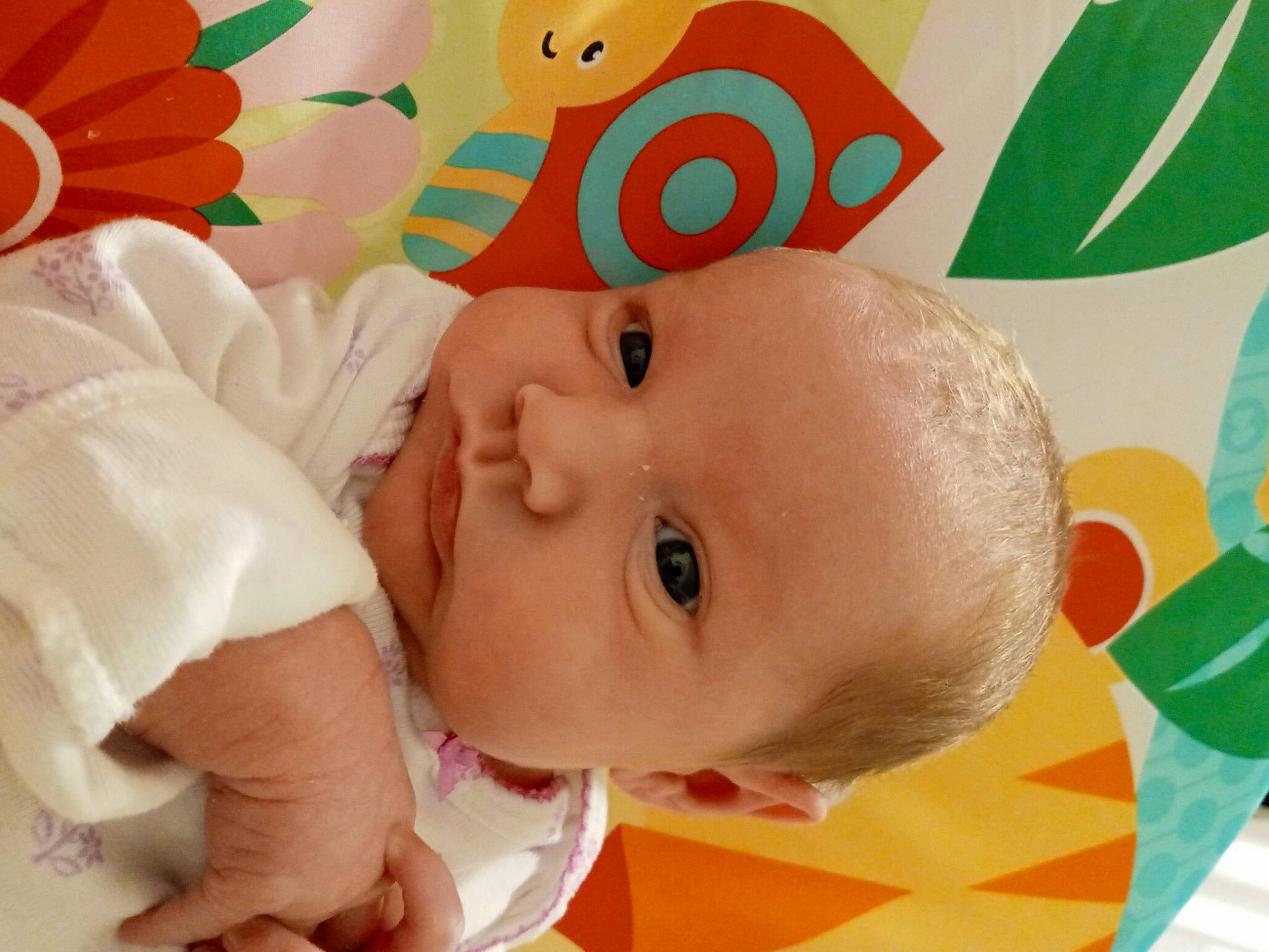 Alyssya is registered to the contest to win money with this photo: baby, bedtime, child, head, nose, person, skin, toddler