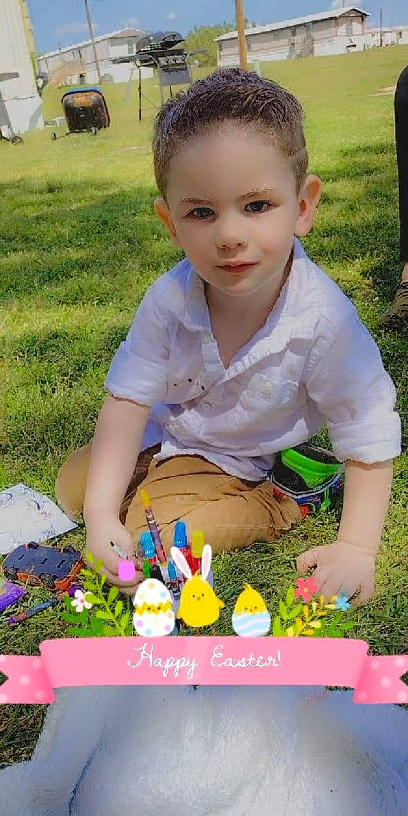 Vincent joined the competition — help win amazing prizes! baby, baby_toddler_clothing, birthday, child, event, fun, garden, grass, grassland, green, happy, leisure, people_in_nature, person, play, recreation, sitting, spring, sweetness, toddler