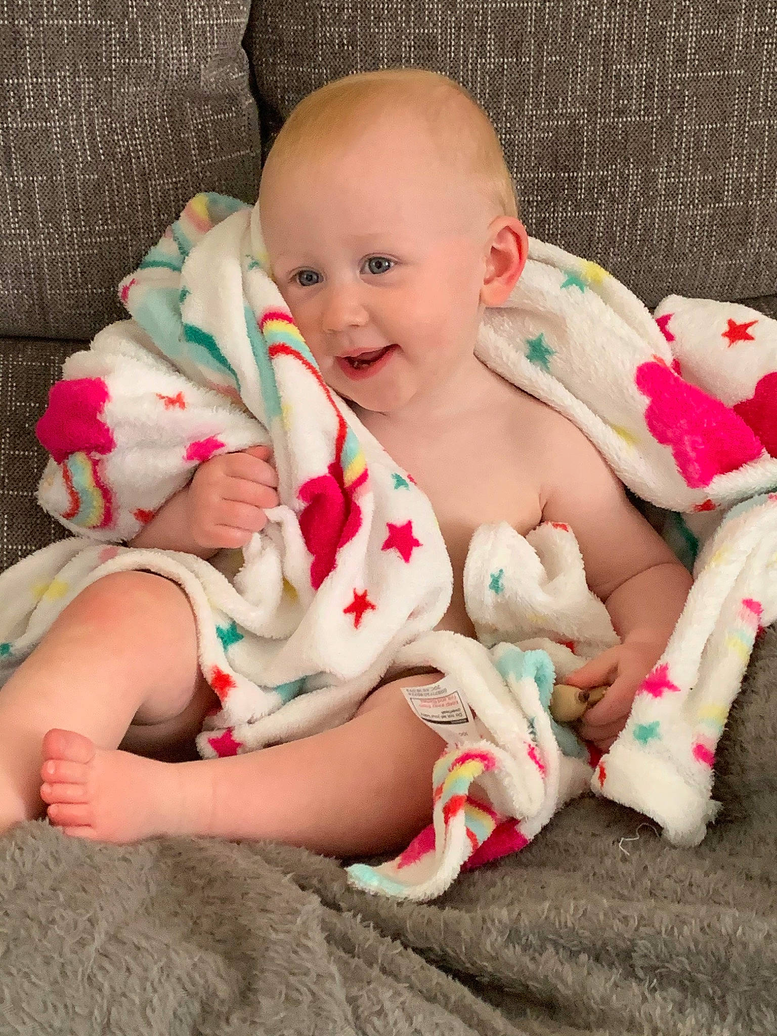 Ivy-mae is registered to the contest to win money with this photo: baby, baby_sleeping, baby_toddler_clothing, cheek, child, joy, person, pink, play, sibling, sitting, skin, toddler