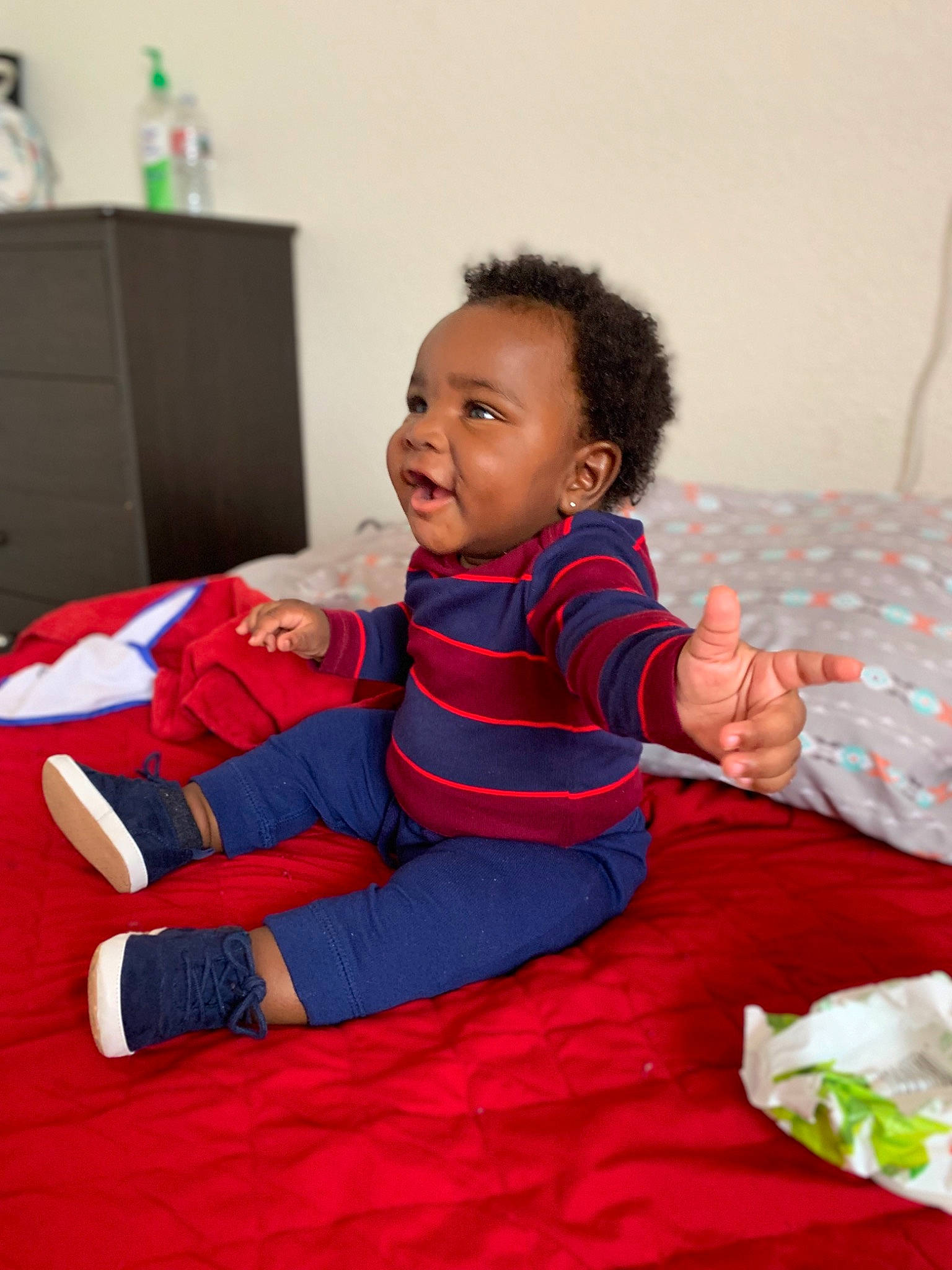 Knowledge joined the competition — help win amazing prizes! baby, child, comfort, furniture, person, play, sitting, toddler