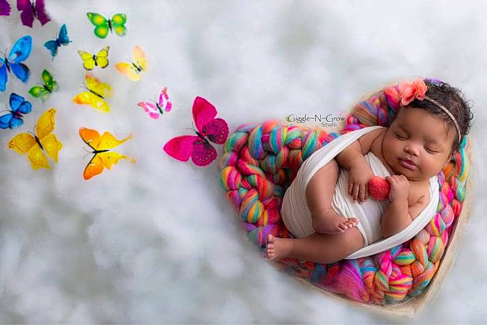 Blessyn joined the competition — help win amazing prizes! baby, child, child_model, fun, hair_accessory, happy, headgear, leisure, pattern, person, photography, pink, plant, play, stock_photography, textile, toddler, vacation