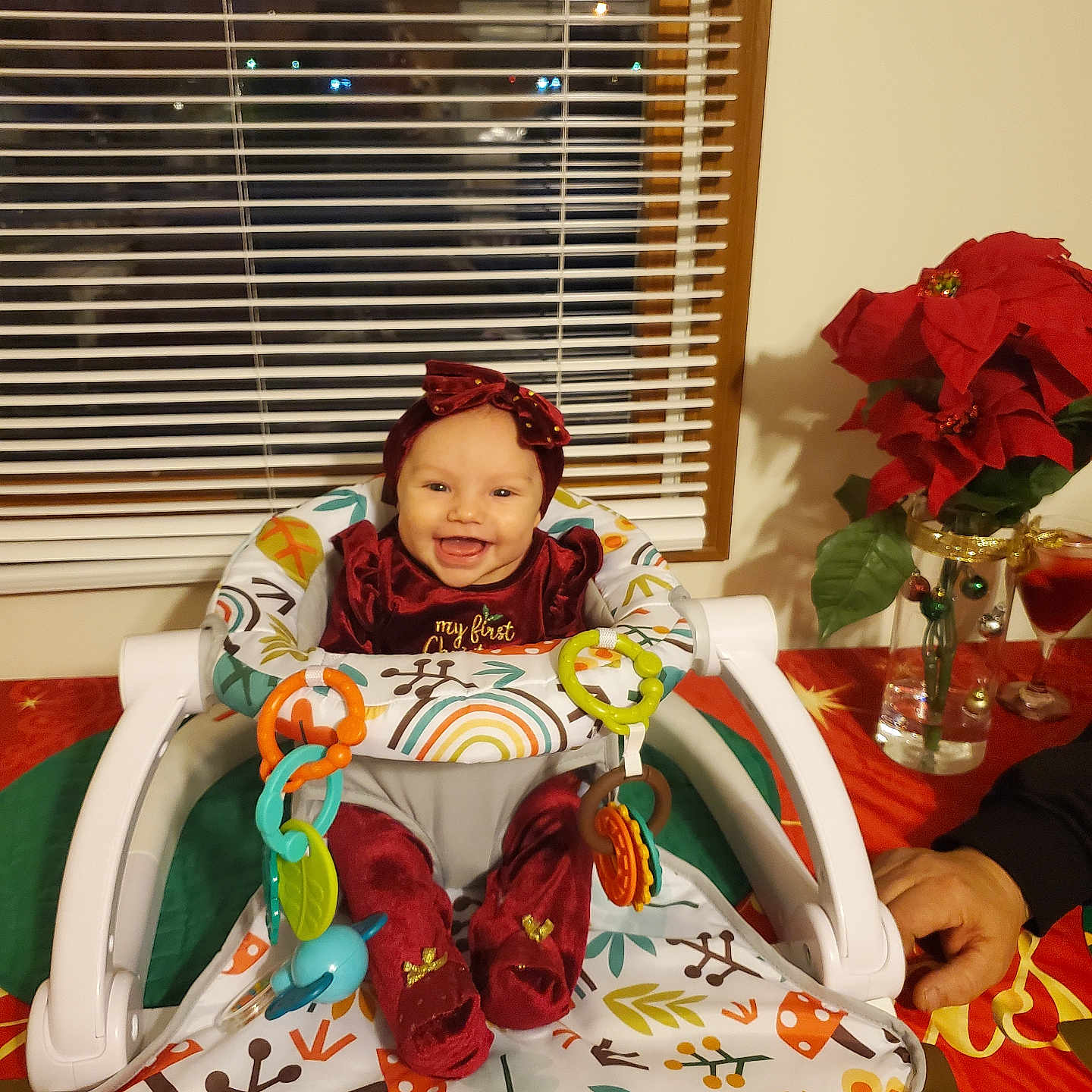 Angela is registered to the contest to win money with this photo: baby, bonnet, clothing, couch, cream, cushion, dessert, face, flower, flowerarrangement, flowerbouquet, food, furniture, hat, head, homedecor, icing, person, plant, rose