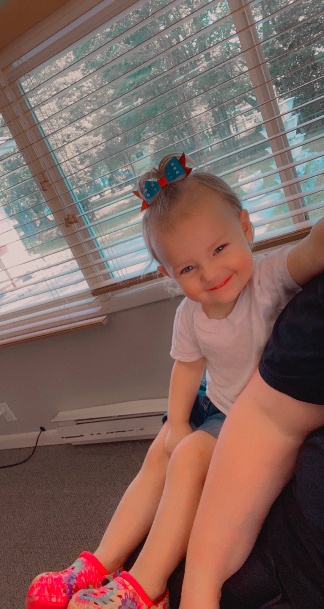 Braylyn joined the competition — help win amazing prizes! abdomen, baby, baby_toddler_clothing, chest, chin, elbow, eye, flooring, happy, human_leg, joy, knee, leg, leisure, neck, person, shorts, skin, smile, thigh