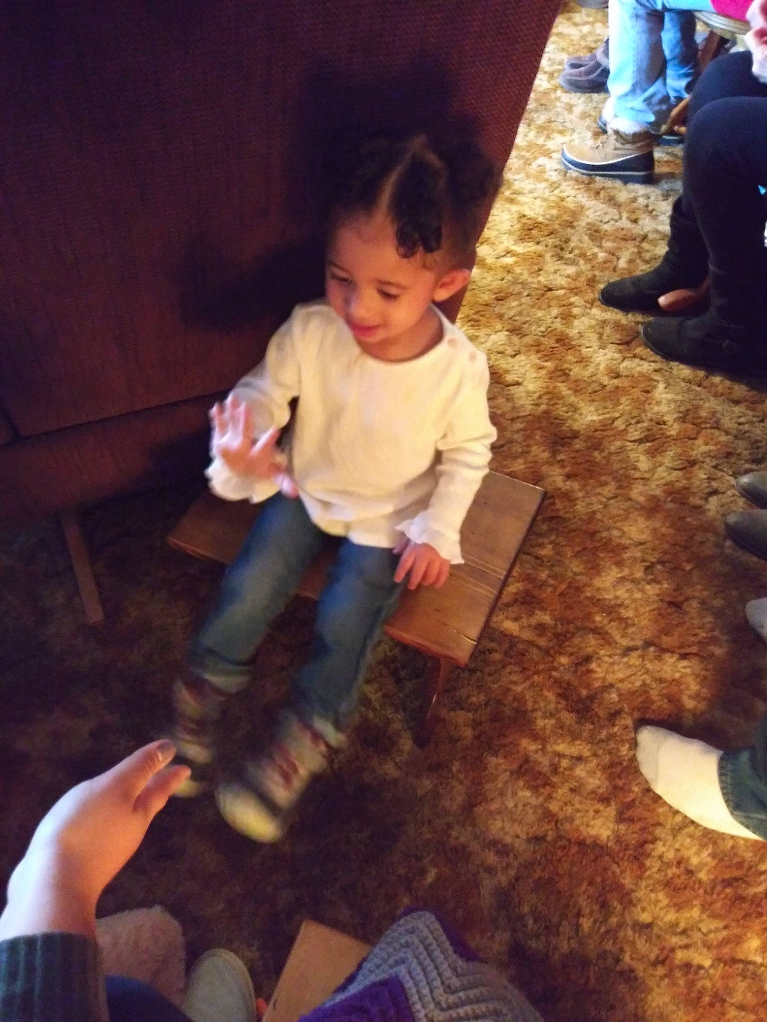 Aziah is registered to the contest to win money with this photo: child, fun, person, play, square, toddler