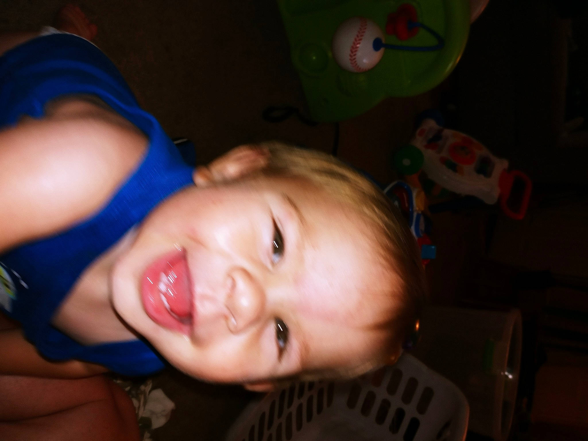 Nehemiah joined the competition — help win amazing prizes! baby, baby_laughing, baby_toddler_clothing, cheek, chest, child, ear, electric_blue, flash_photography, fun, gesture, happy, lip, mouth, nose, person, skin, smile, thumb, toddler