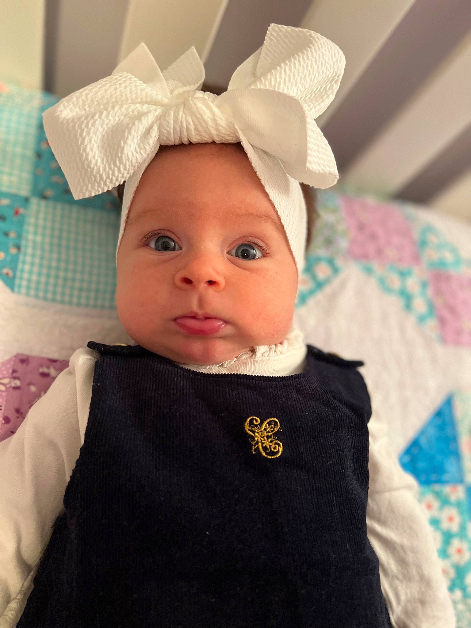 Lilianna joined the competition — help win amazing prizes! baby, baby_toddler_clothing, cap, cheek, costume_hat, eye, eyebrow, eyelash, face, happy, headband, headgear, headpiece, headwear, iris, jewellery, neck, person, pink, skin