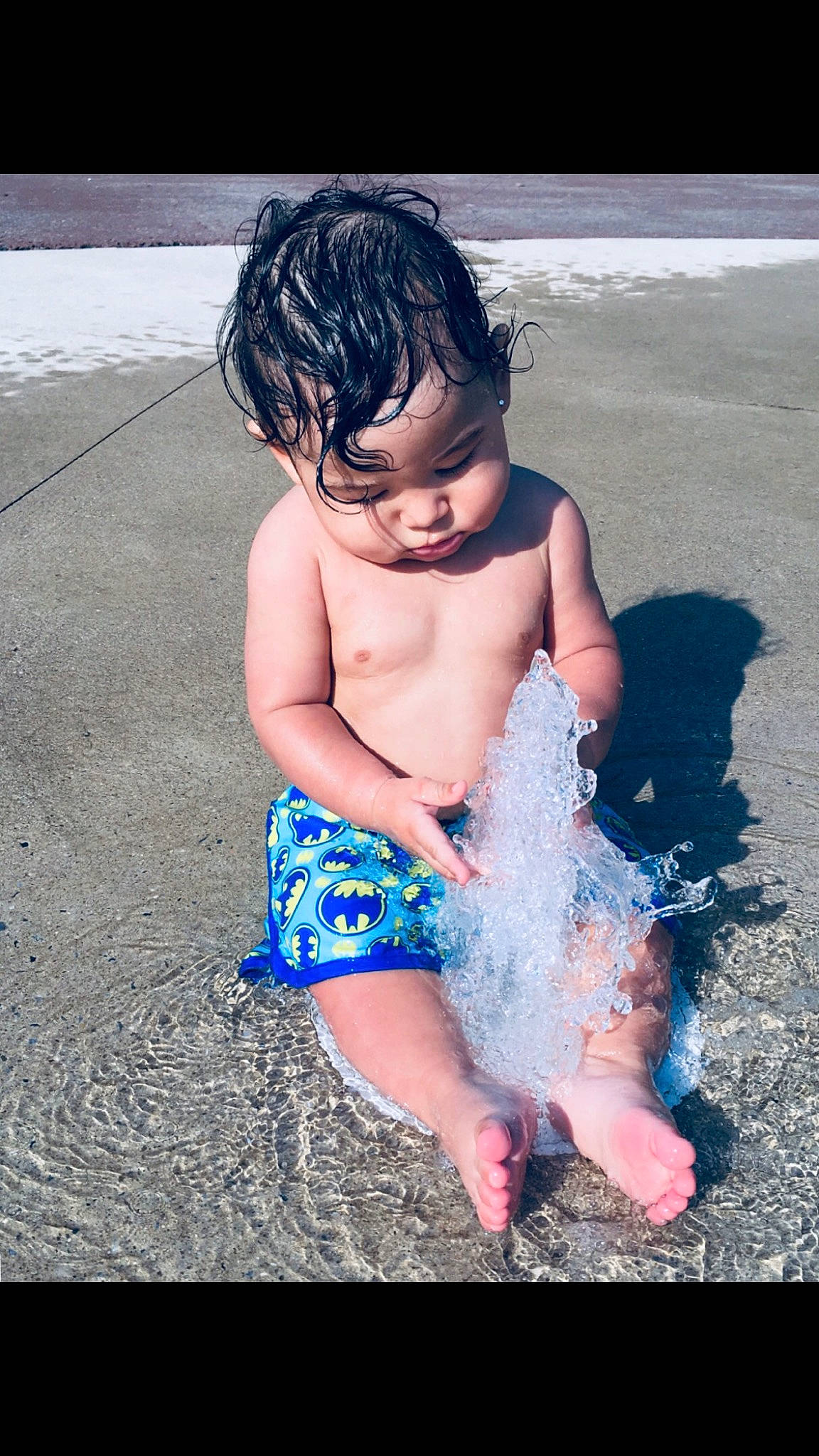 Kymani is registered to the contest to win money with this photo: barefoot, beach, beauty, blue, child, cool, eye, fun, leg, nose, person, photography, play, sand, sea, skin, smile, summer, toddler, vacation