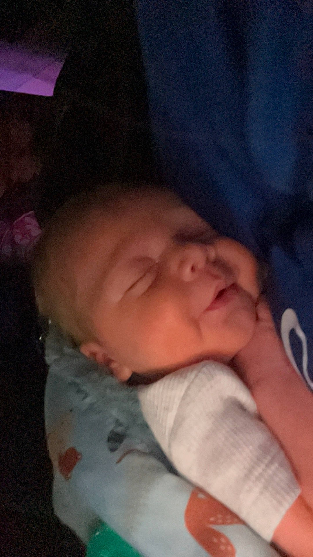 Asher is registered to the contest to win money with this photo: architecture, baby, bed, bedroom, blanket, clothing, cushion, face, furniture, glove, head, homedecor, indoors, newborn, person, photography, portrait, quilt, room, sleeping