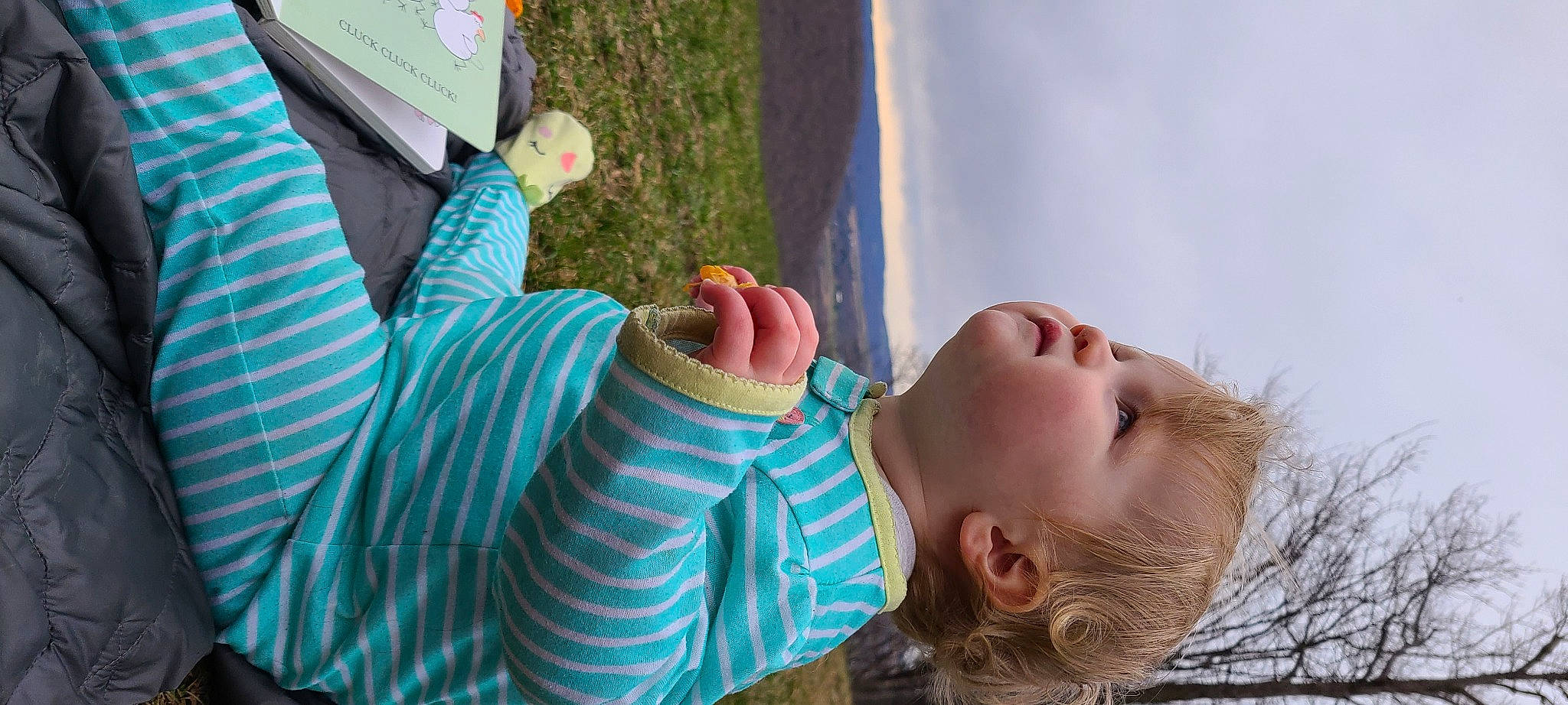 Phoenix joined the competition — help win amazing prizes! azure, baby, child, fun, grass, happy, joint, landscape, leisure, mouth, people, person, plant, recreation, sitting, skin, sky, summer, toddler, tree