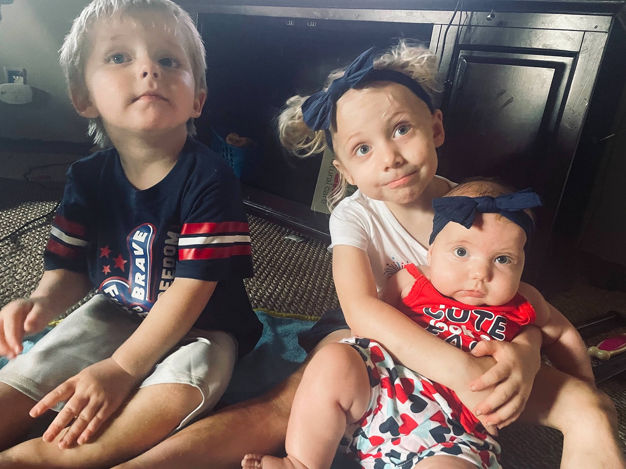 Emery joined the competition — help win amazing prizes! baby_toddler_clothing, eye, facial_expression, finger, fun, hair, happy, head, human, human_body, iris, lap, leg, mouth, person, red, shorts, skin, standing, thigh