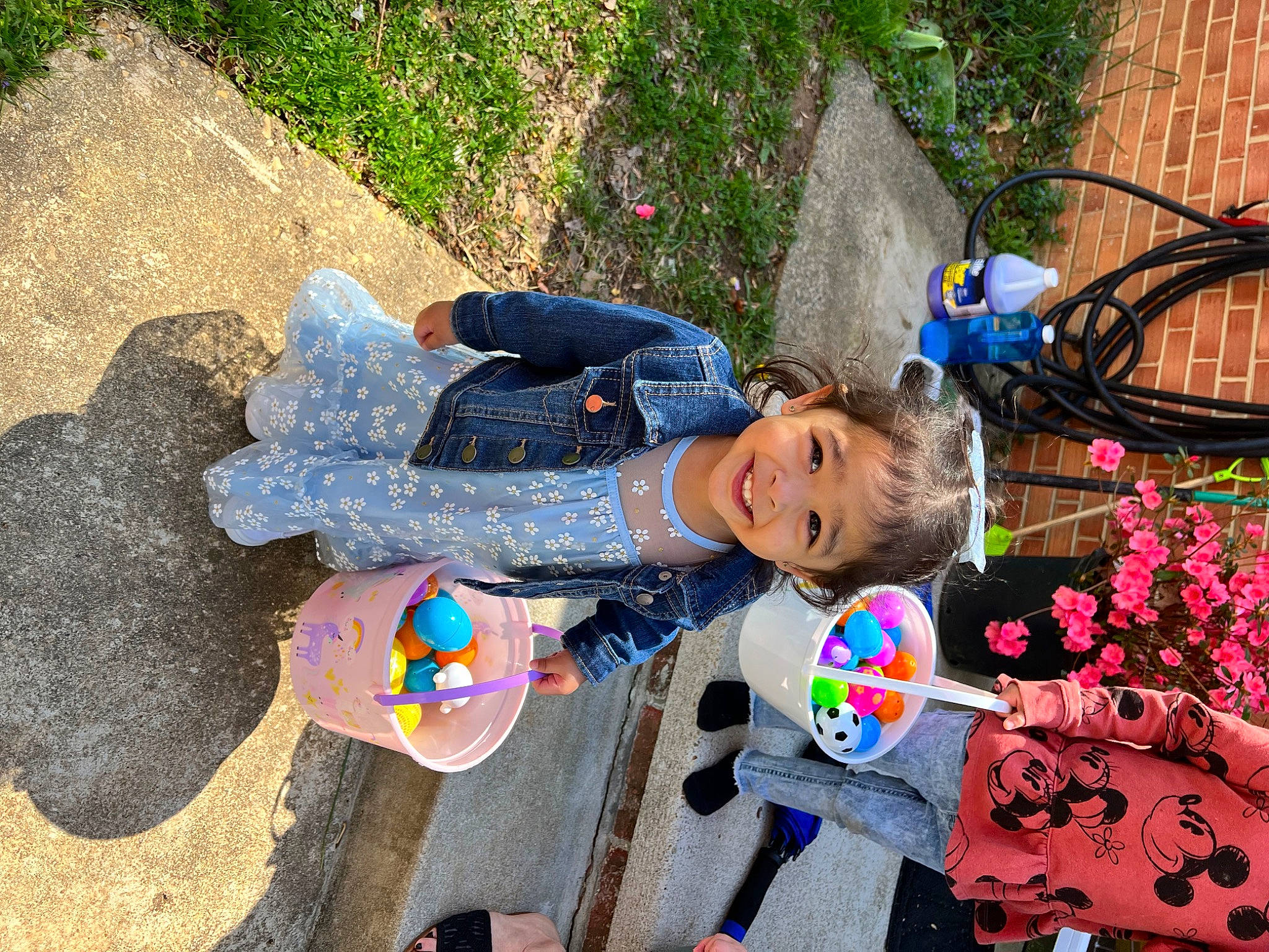 Isabella Jubilee is registered to the contest to win money with this photo: art, bicycle_handlebar, child, electric_blue, event, flower, fun, grass, happy, joy, leaf, leisure, person, plant, play, recreation, smile, toddler, toy, tree