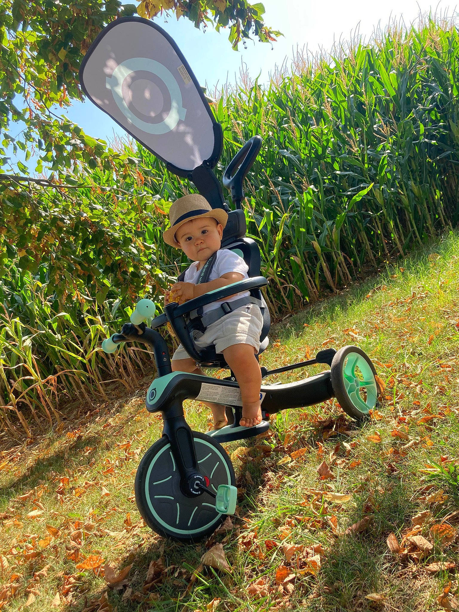 Alessio a rejoint le concours — aidez-le/la à gagner de superbes lots ! automotive_tire, automotive_wheel_system, bicycle_saddle, bicycle_tire, bicycle_wheel, grass, hat, headwear, landscape, lawn, leisure, people_in_nature, person, plant, recreation, sky, sneakers, spoke, tire, tree