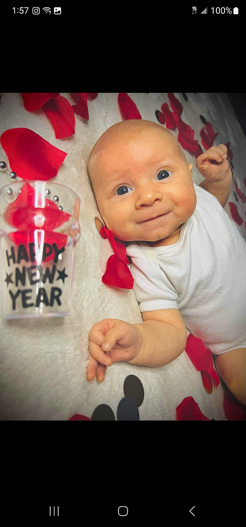 Brantlee is registered to the contest to win money with this photo: baby, baby_toddler_clothing, cheek, child, event, eyebrow, gesture, happy, iris, lip, magenta, nail, nose, person, pink, product, sleeve, smile, t_shirt, thumb