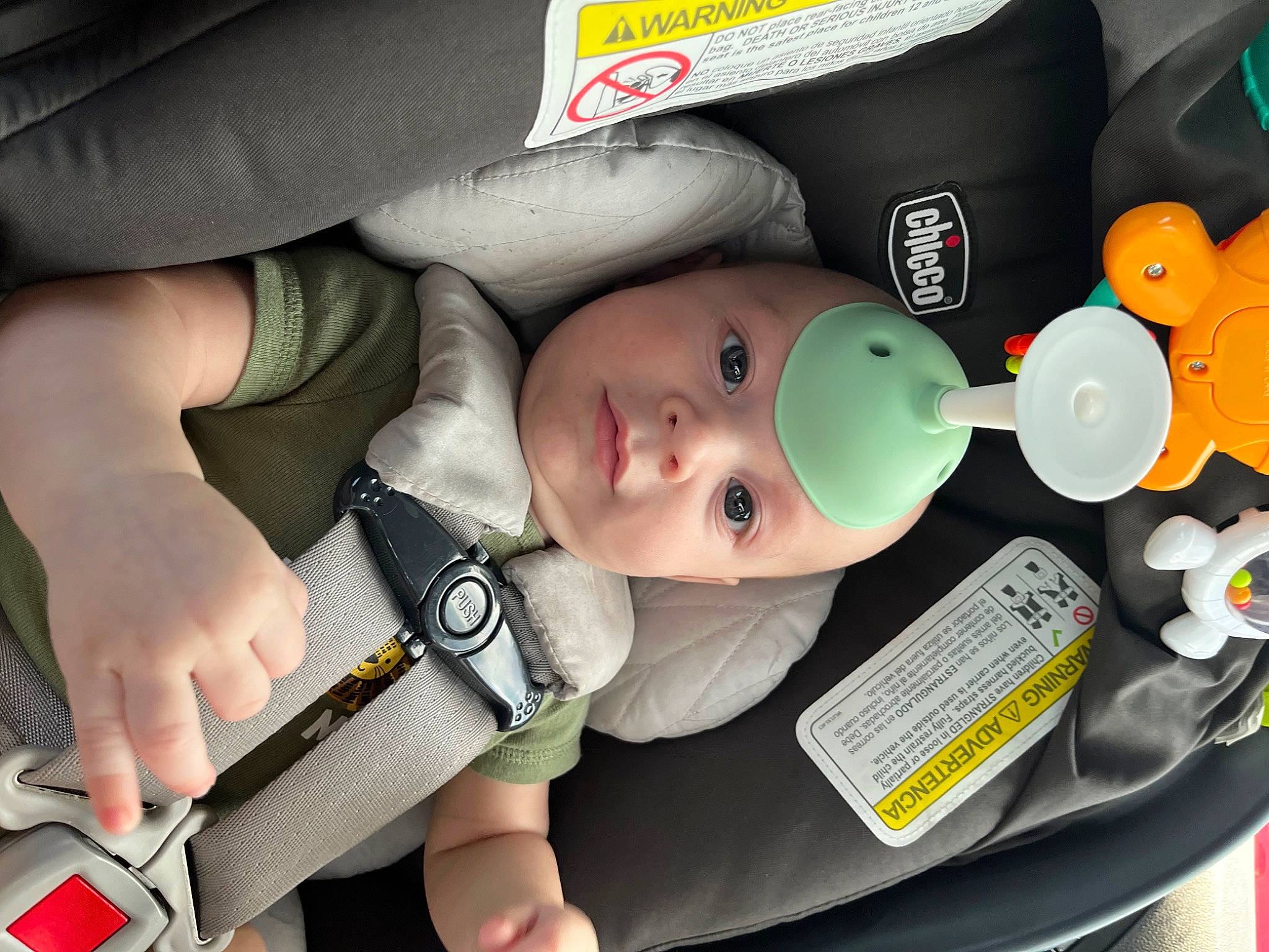 Dawson joined the competition — help win amazing prizes! auto_part, baby, baby_carriage, baby_in_car_seat, baby_products, car, car_seat, carmine, child, comfort, family_car, headwear, luxury_vehicle, motor_vehicle, mouth, person, seat_belt, sitting, toddler, vehicle