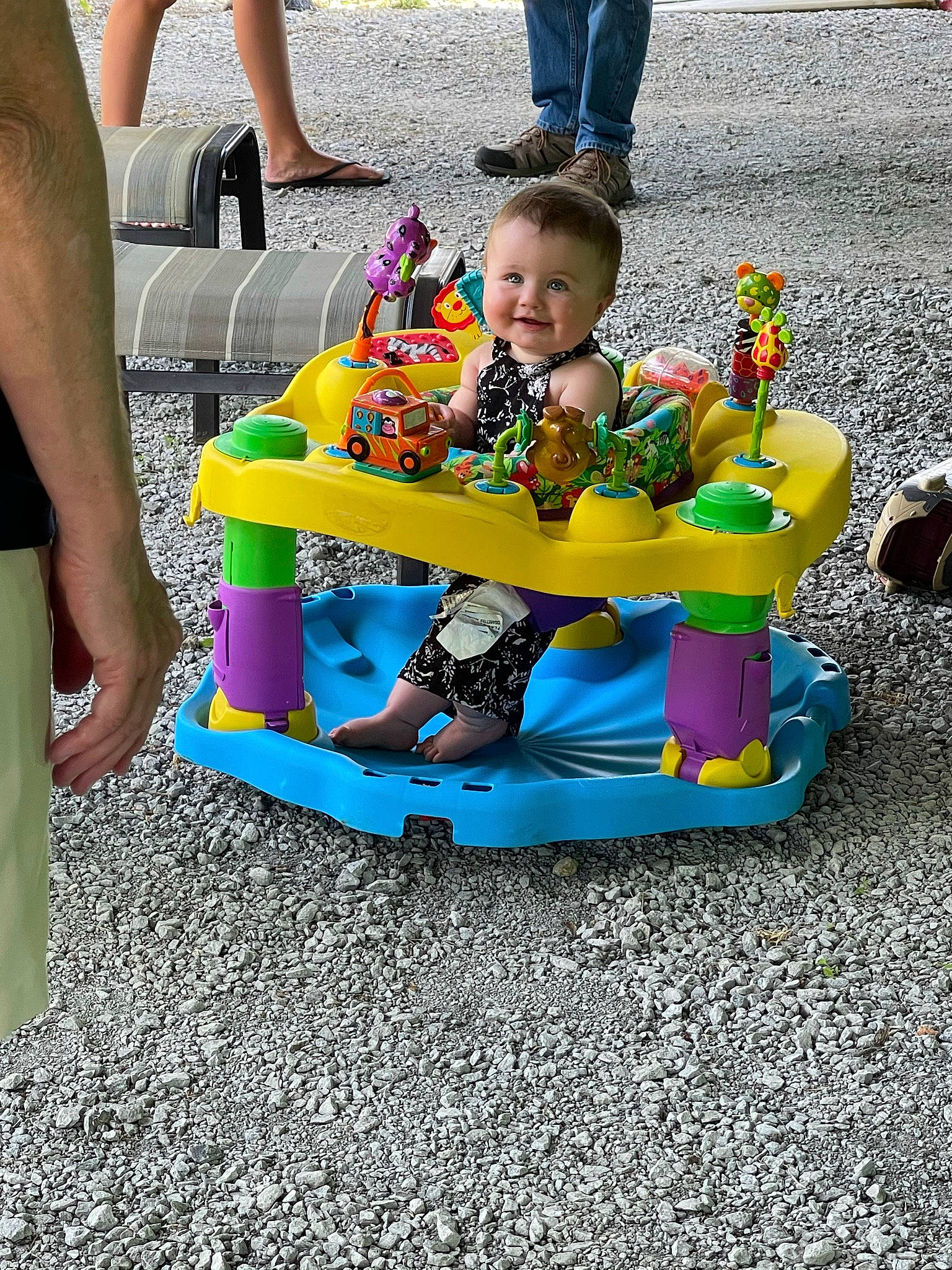 Phoenix is registered to the contest to win money with this photo: auto_part, baby, baby_products, baby_toddler_clothing, calf, child, event, fun, happy, human_leg, joy, leisure, person, recreation, sharing, shorts, sitting, smile, thigh, tire
