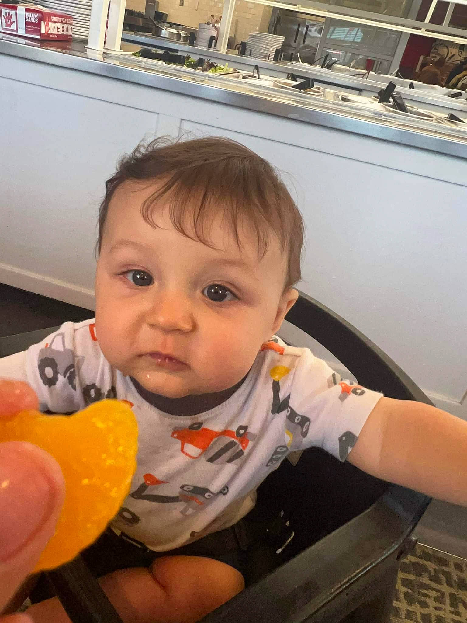 Harley joined the competition — help win amazing prizes! arm, automotive_exterior, baby, baby_products, cheek, child, eye, fun, hairstyle, happy, luxury_vehicle, nose, person, play, room, sitting, skin, snapshot, toddler, vacation