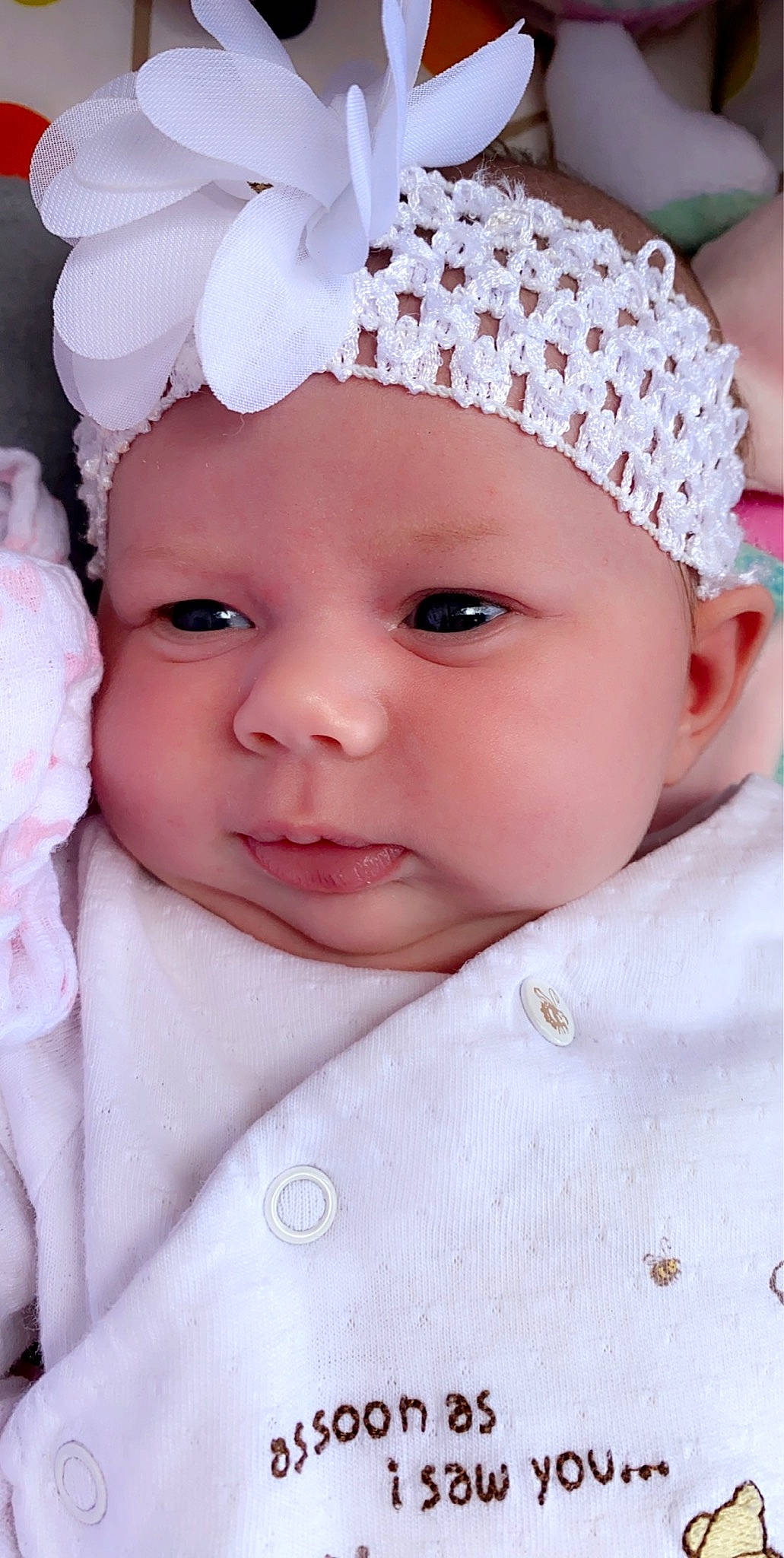 Lily-rose joined the competition — help win amazing prizes! baby, bonnet, cheek, child, fashion_accessory, hair_accessory, headgear, headwear, lip, person, pink, skin, toddler