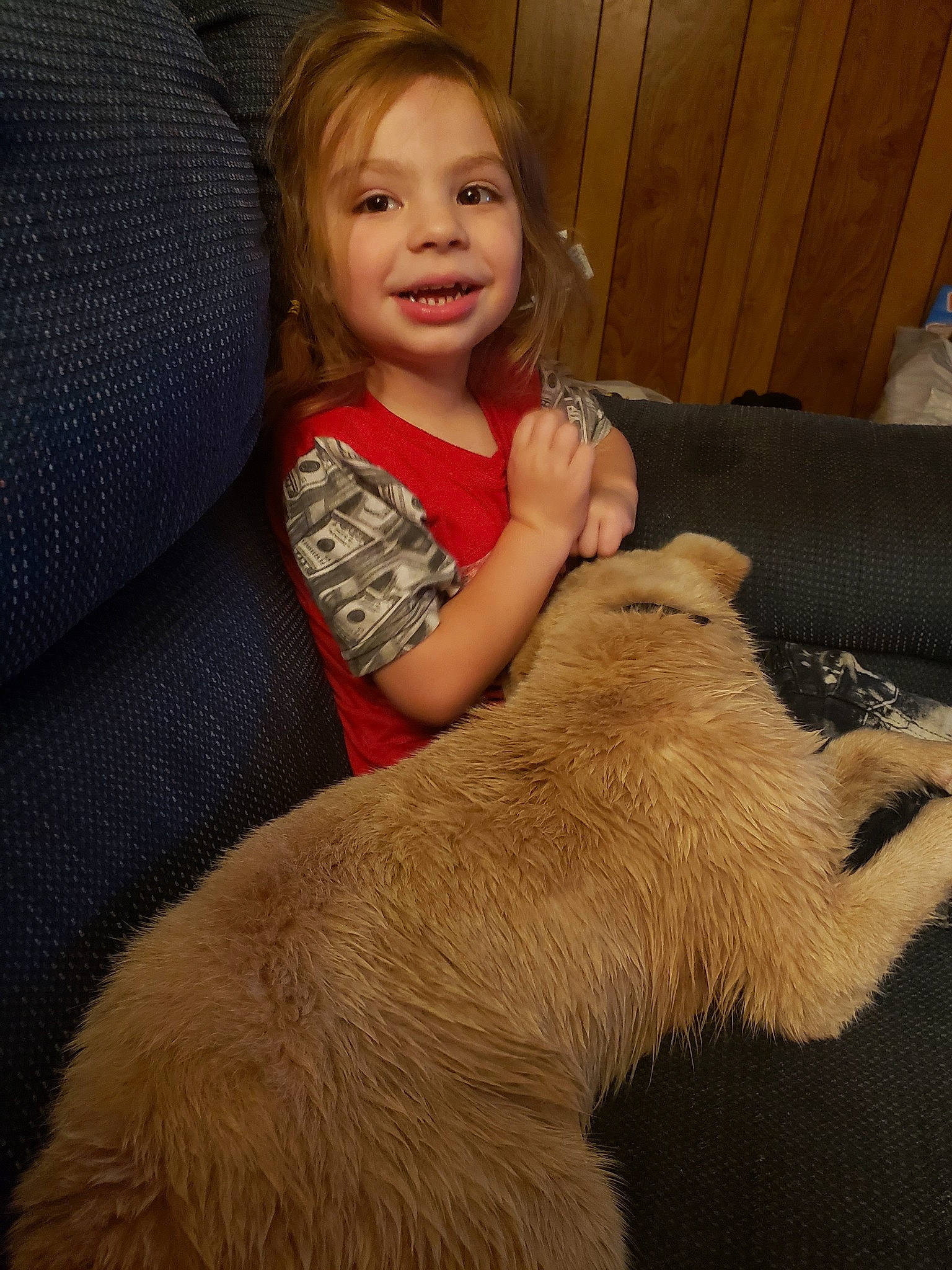 Juelz joined the competition — help win amazing prizes! canidae, carnivore, child, dog, dog_breed, fawn, fur, golden_retriever, joy, person, retriever, smile, sporting_group, toddler