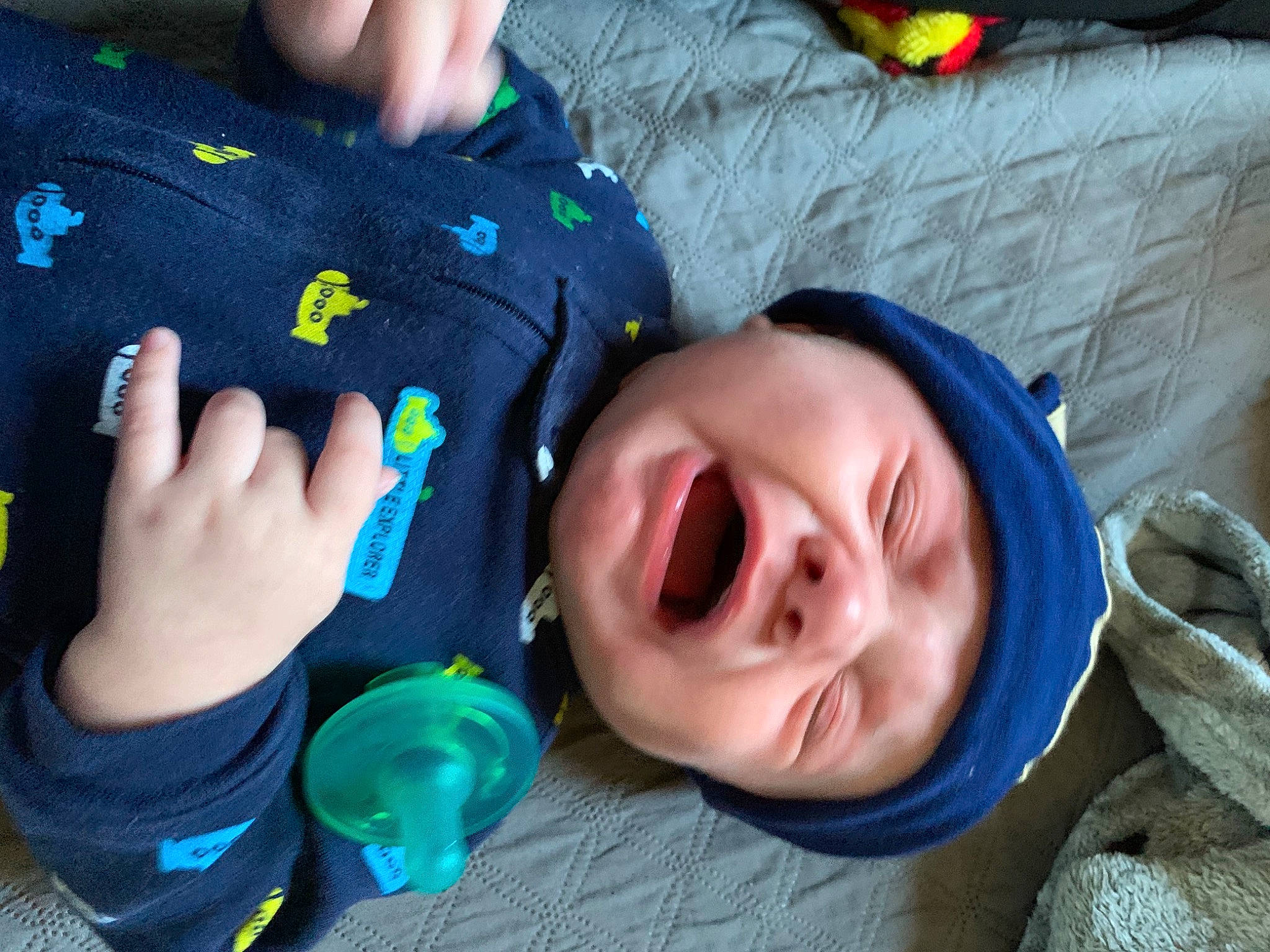 Houston joined the competition — help win amazing prizes! baby, baby_products, baby_toddler_clothing, colorfulness, comfort, finger, headwear, human, linens, nail, person, thumb, toddler, wrist