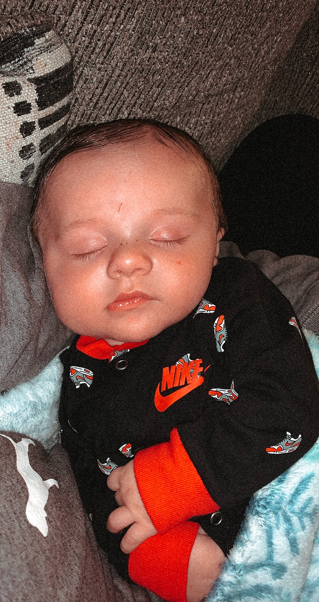 Houston joined the competition — help win amazing prizes! baby, baby_products, baby_toddler_clothing, bedtime, bib, cheek, child, comfort, human, iris, linens, lip, nap, person, skin, sleep, toddler