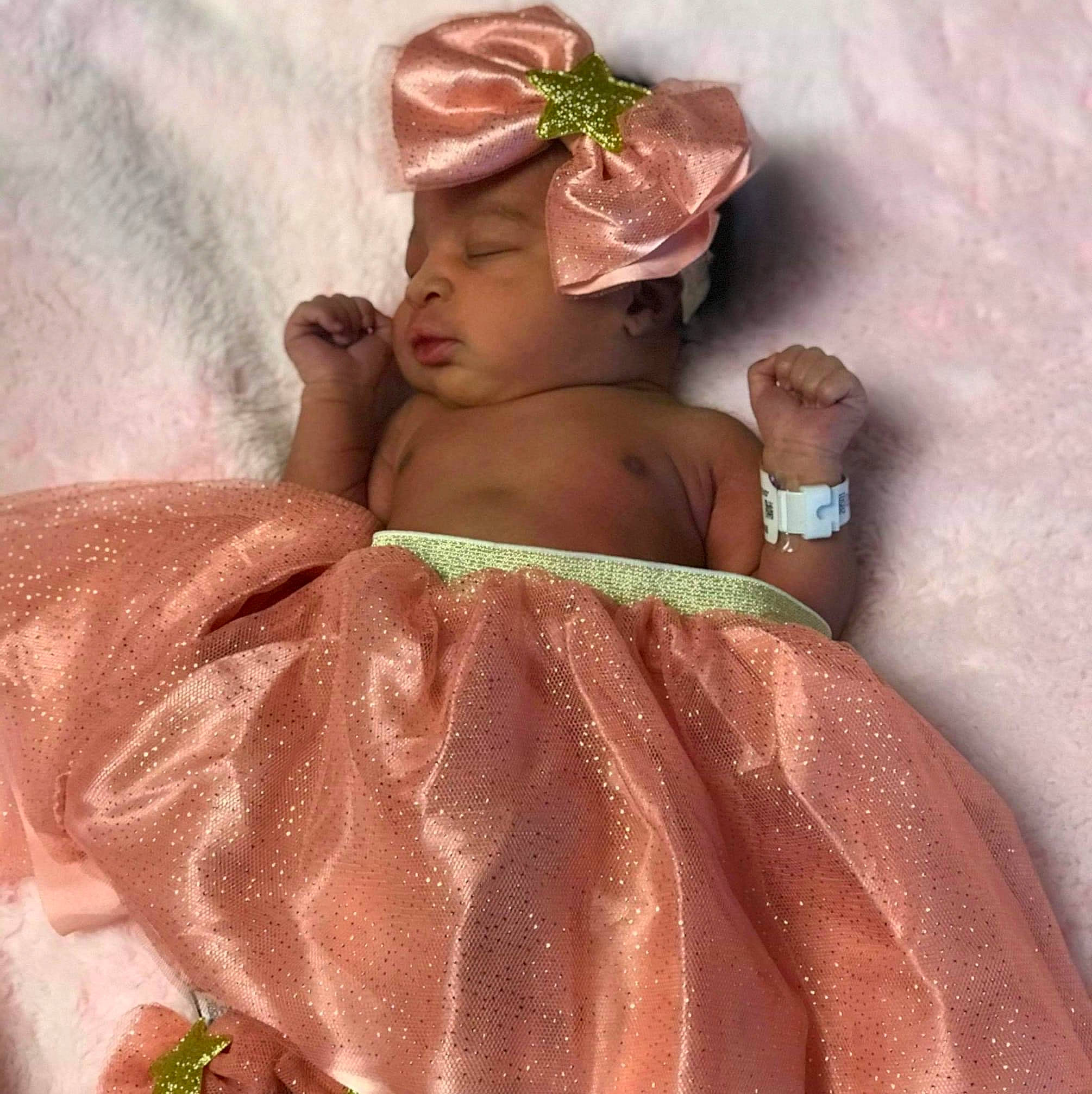 Kamiya joined the competition — help win amazing prizes! child, doll, dress, hair_accessory, headpiece, peach, person, pink, toddler, toy