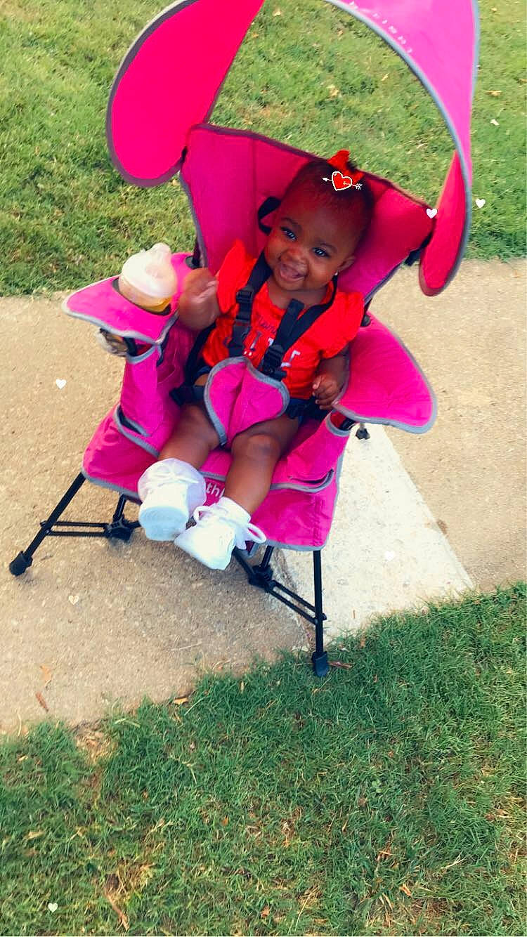 Kamiya is registered to the contest to win money with this photo: baby, child, costume, fashion_accessory, fun, grass, happy, joy, leg, magenta, person, pink, plant, play, product, smile, toddler, umbrella